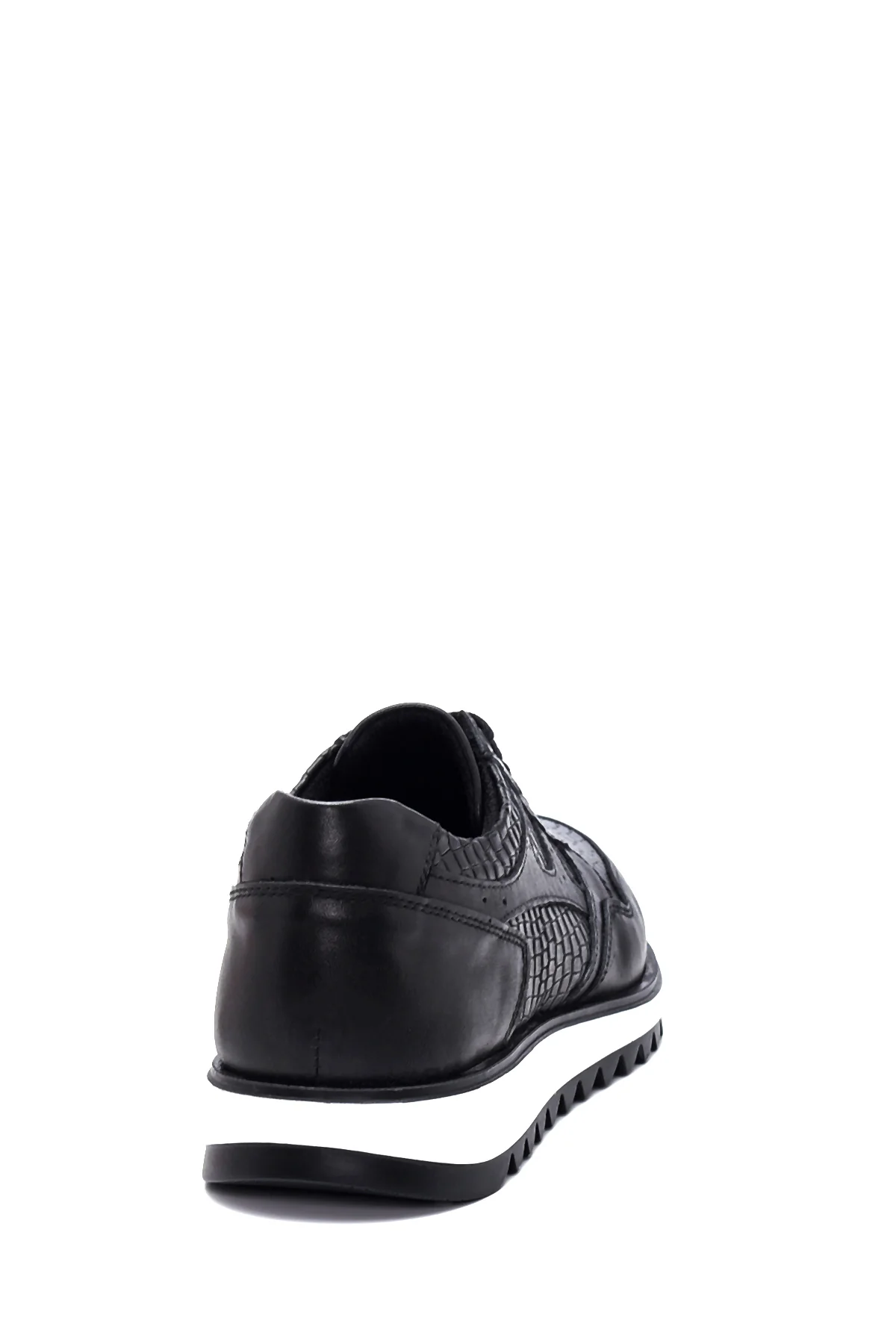 Erkek Deri Desenli Sneaker - Image 7