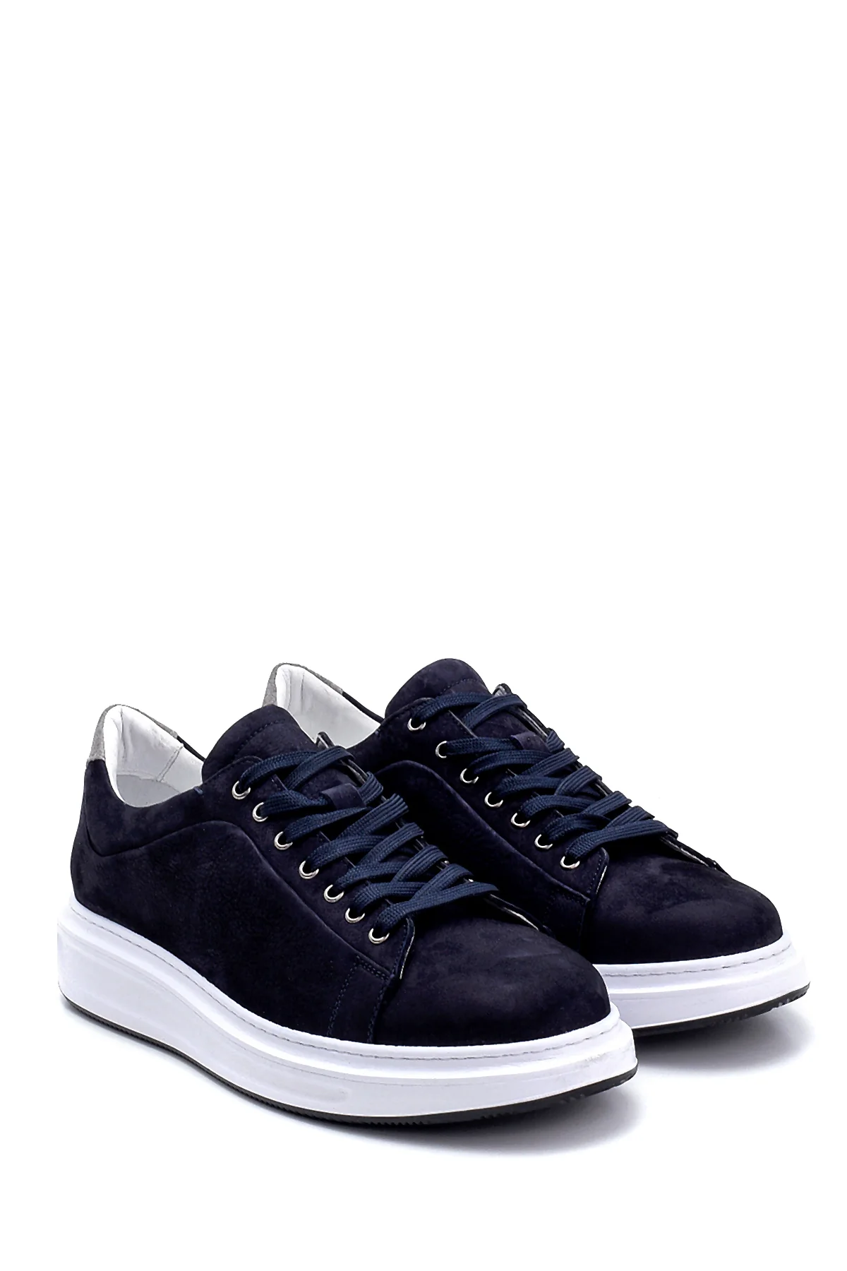 Erkek Deri Nubuk Sneaker - Image 3