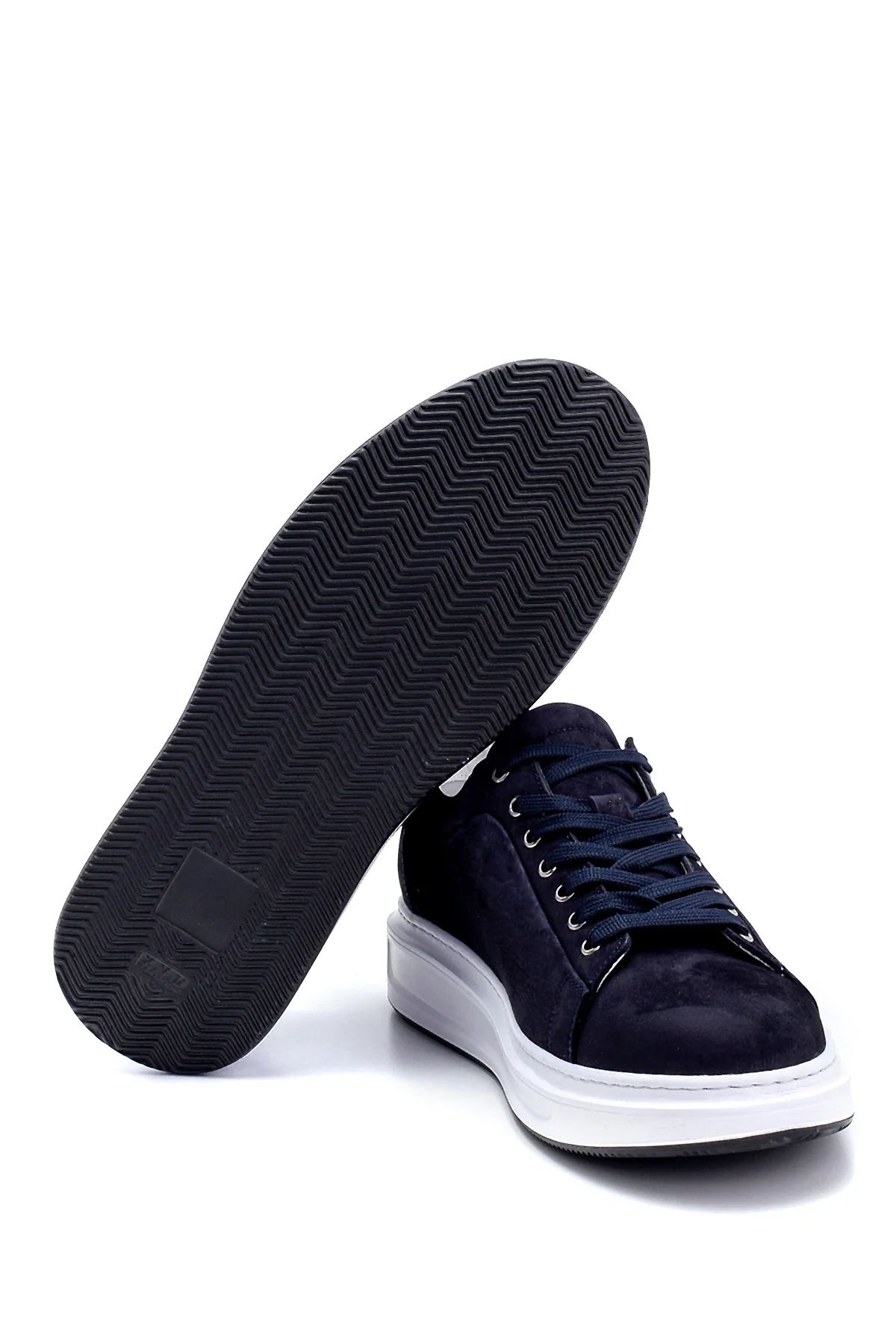 Erkek Deri Nubuk Sneaker - Image 4