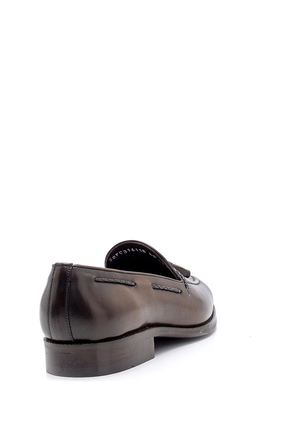 Erkek Deri Püskül Detaylı Loafer - Image 5