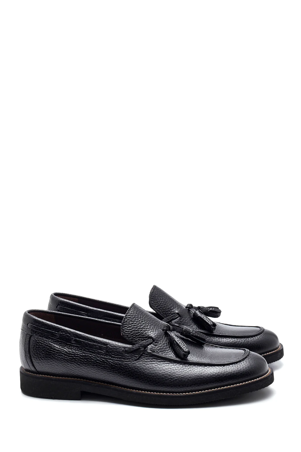 Erkek Deri Püsküllü Klasik Loafer - Image 3