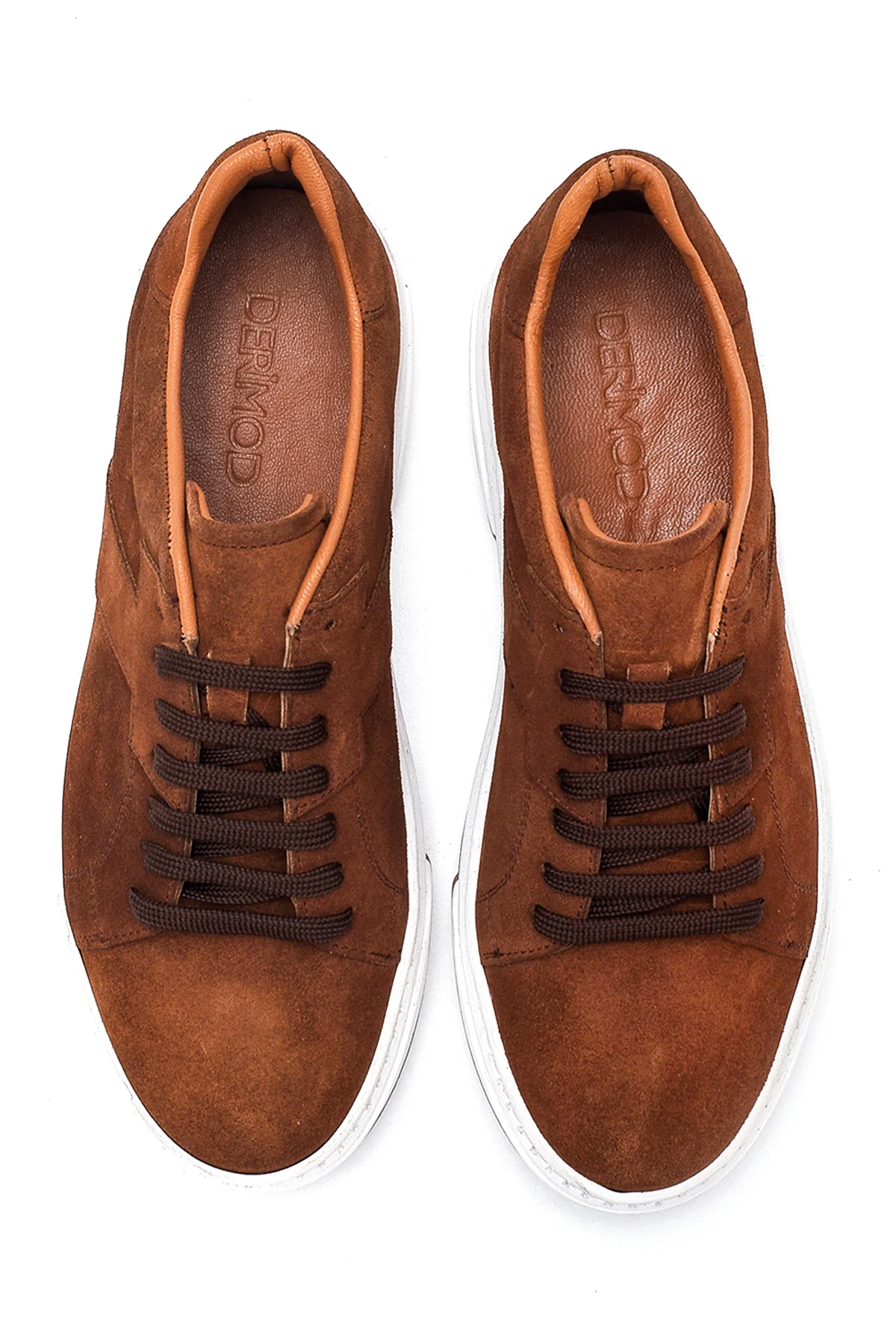 Erkek Deri Süet Sneaker - Image 7