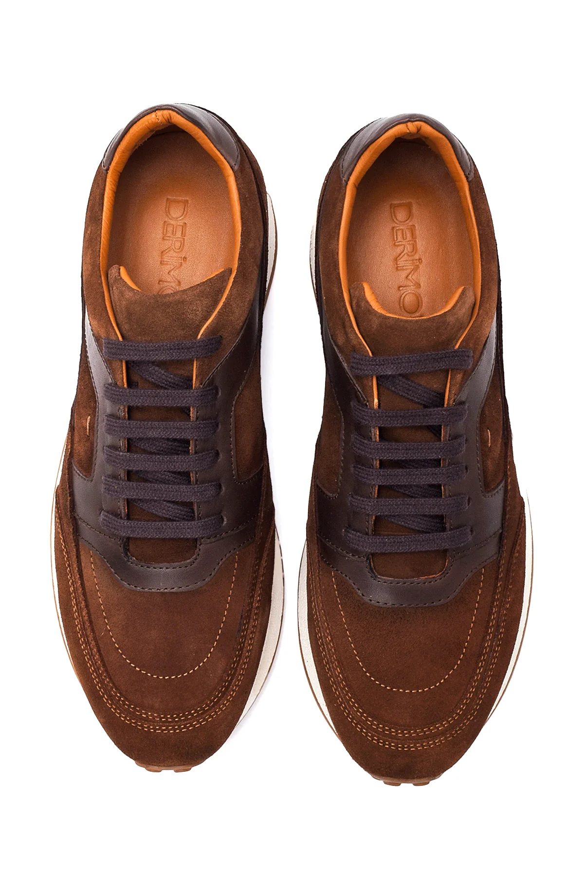 Erkek Deri Süet Sneaker - Image 7