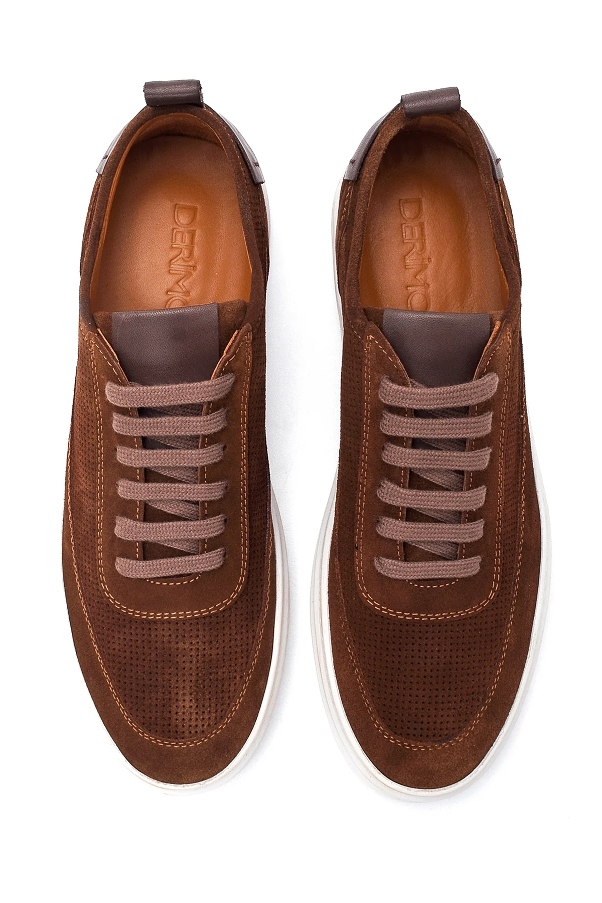 Erkek Deri Süet Sneaker - Image 7