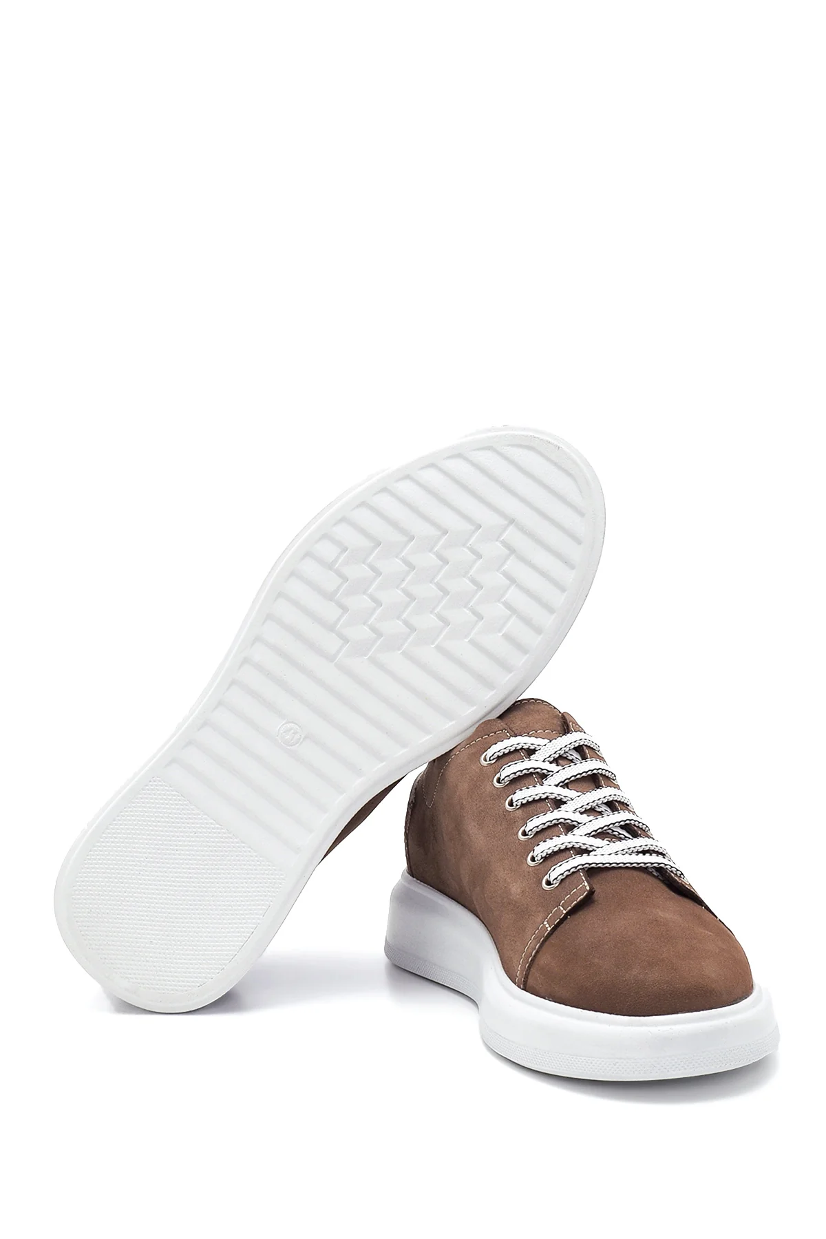 Erkek Deri Süet Sneaker - Image 4
