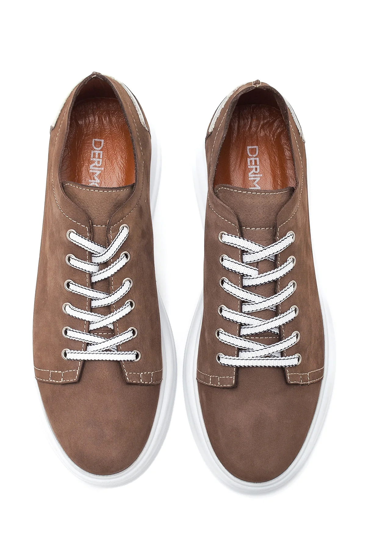 Erkek Deri Süet Sneaker - Image 6