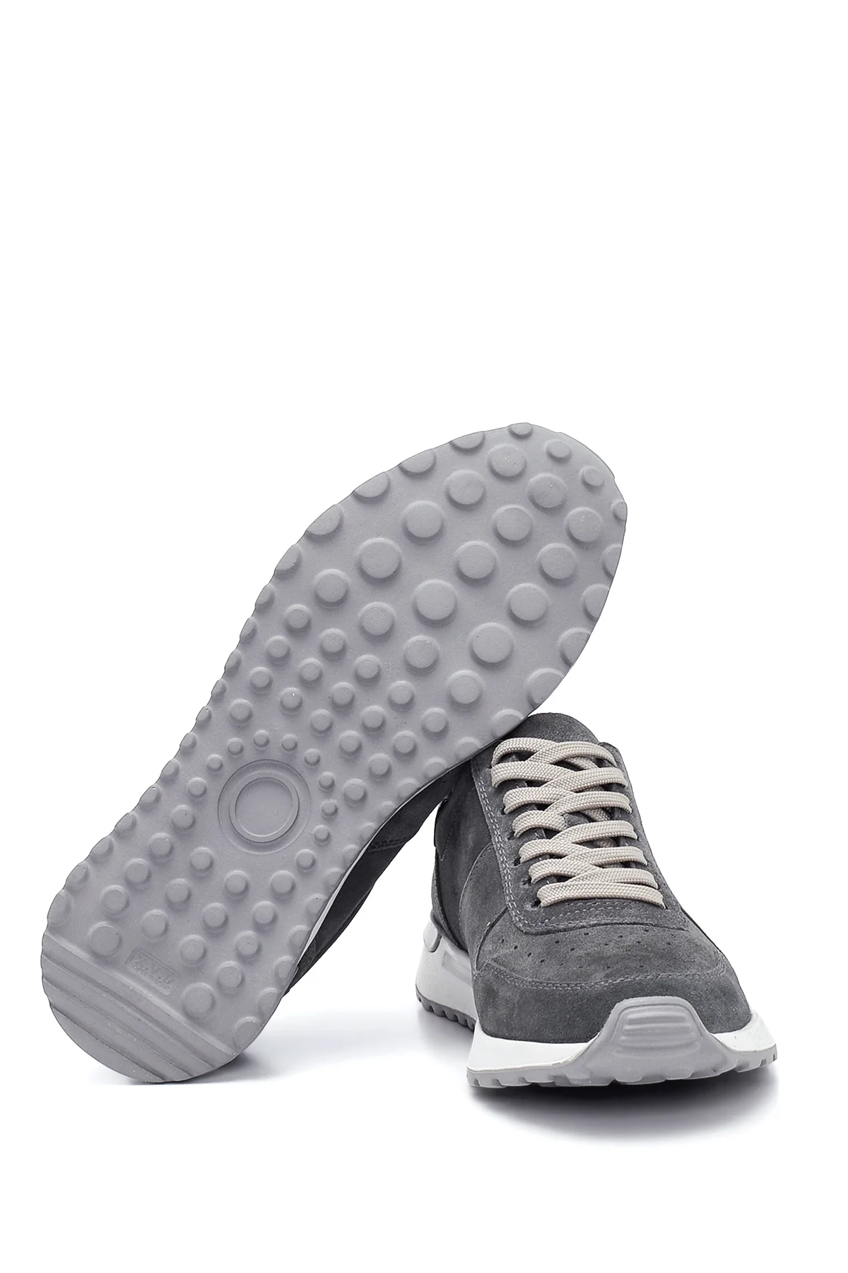 Erkek Deri Süet Sneaker - Image 4