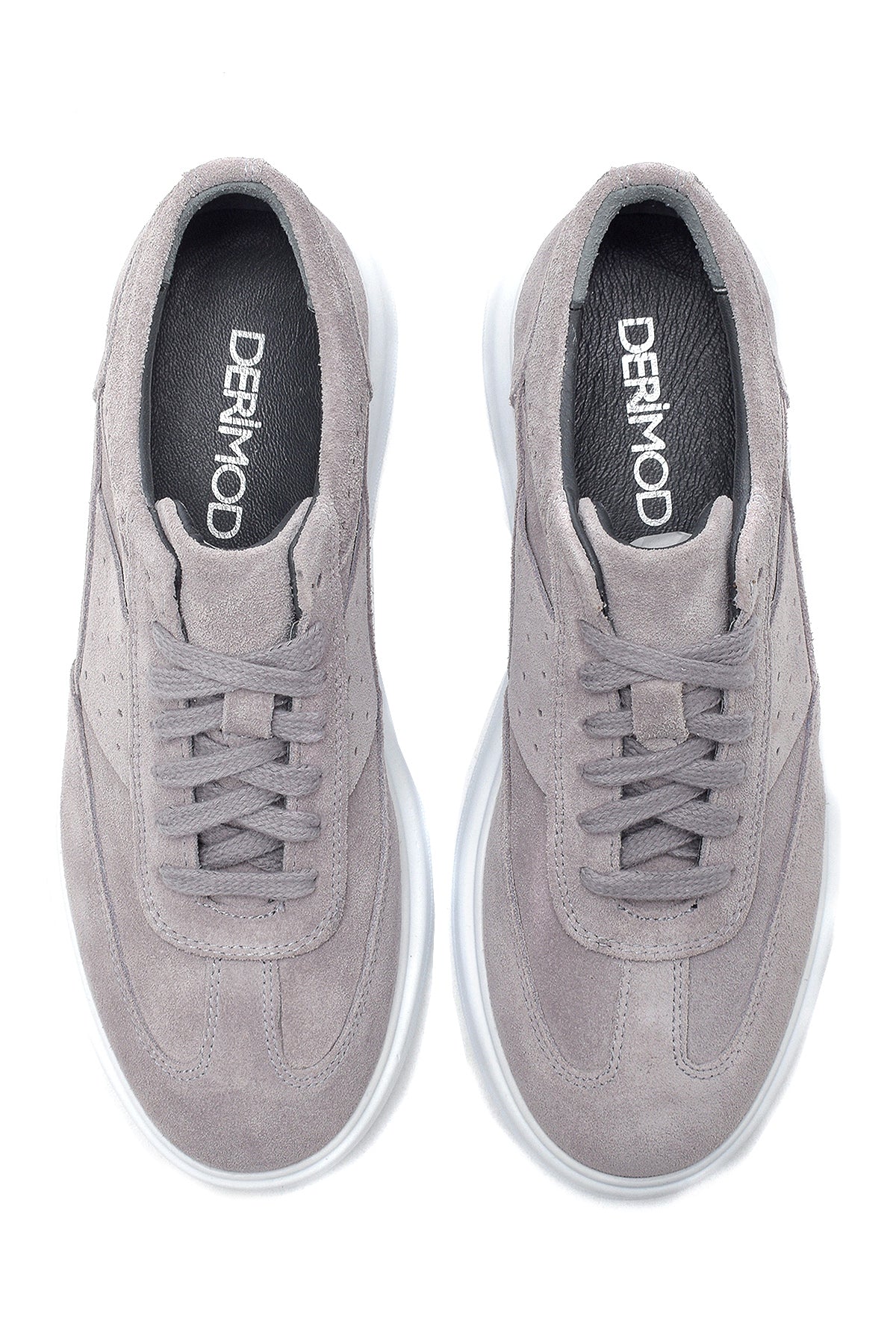 Erkek Deri Süet Sneaker - Image 6