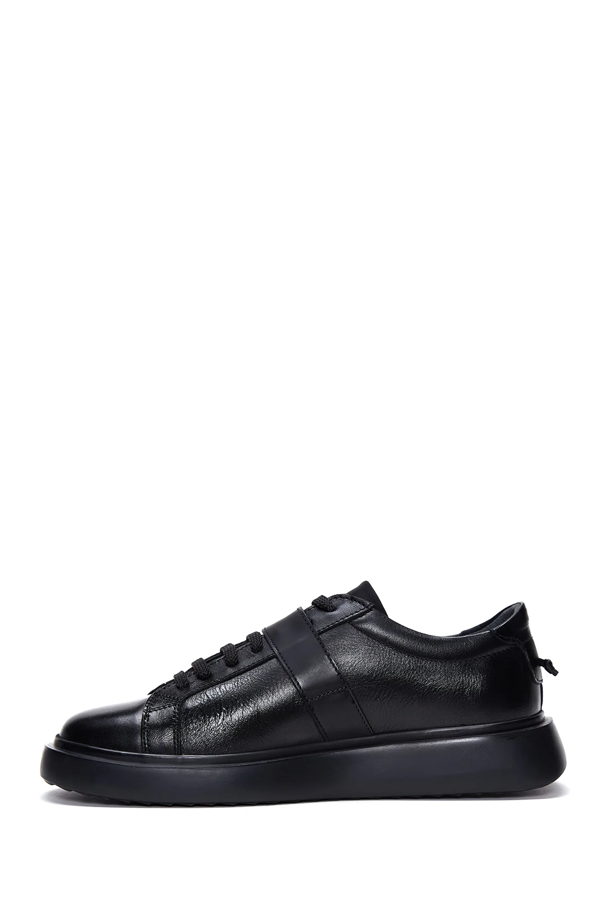 Erkek Deri Tokalı Sneaker - Image 2