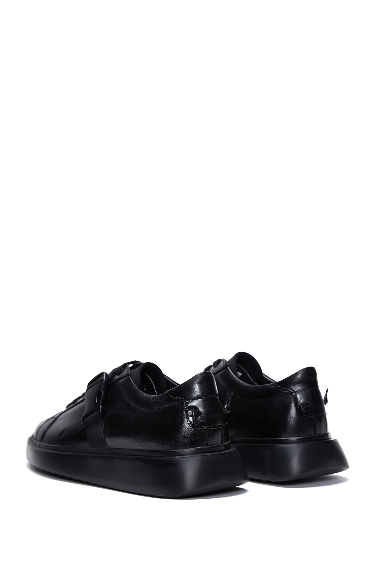 Erkek Deri Tokalı Sneaker - Image 5