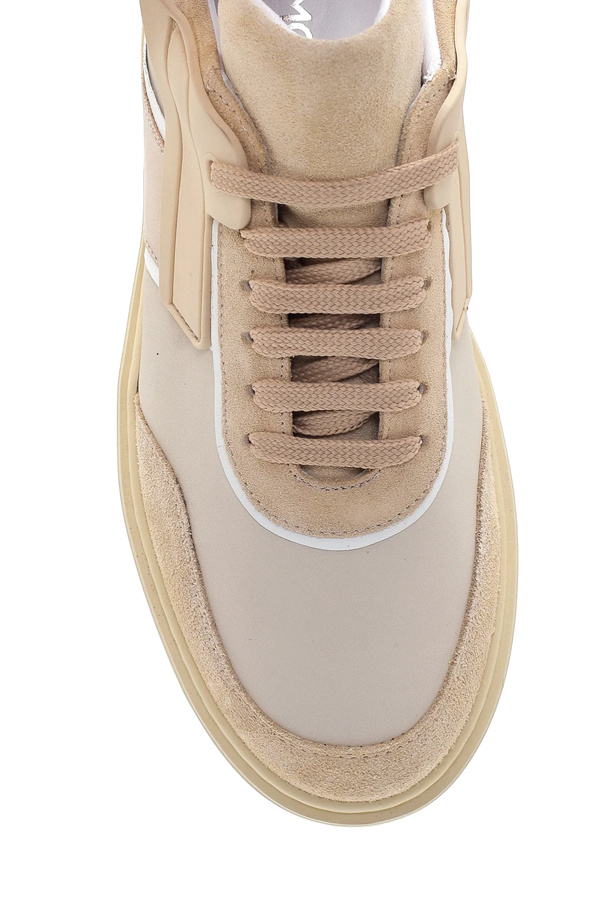 Erkek Deri Yüksek Taban Sneaker - Image 5