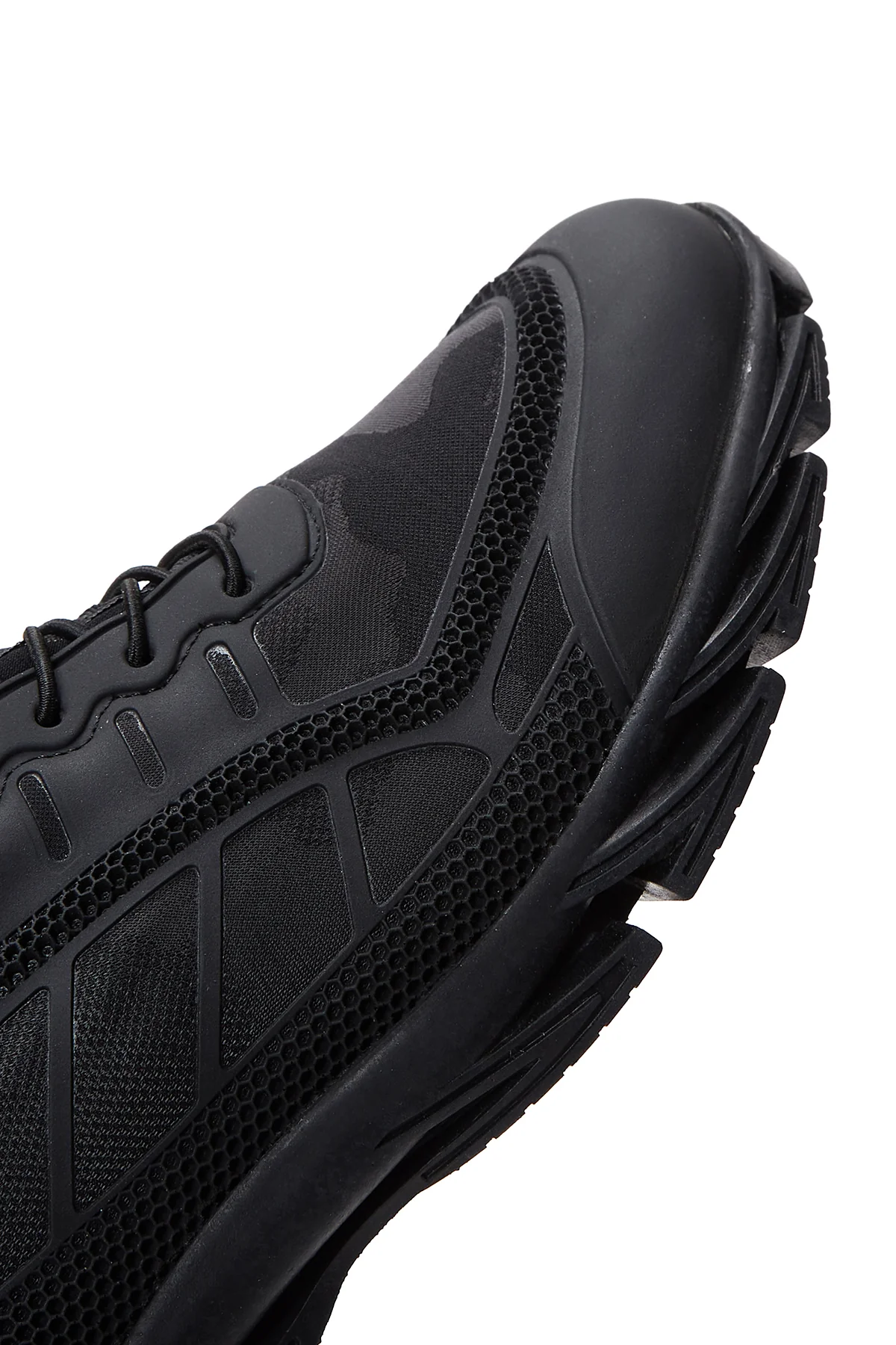 Erkek Fileli Deri Sneaker - Image 7