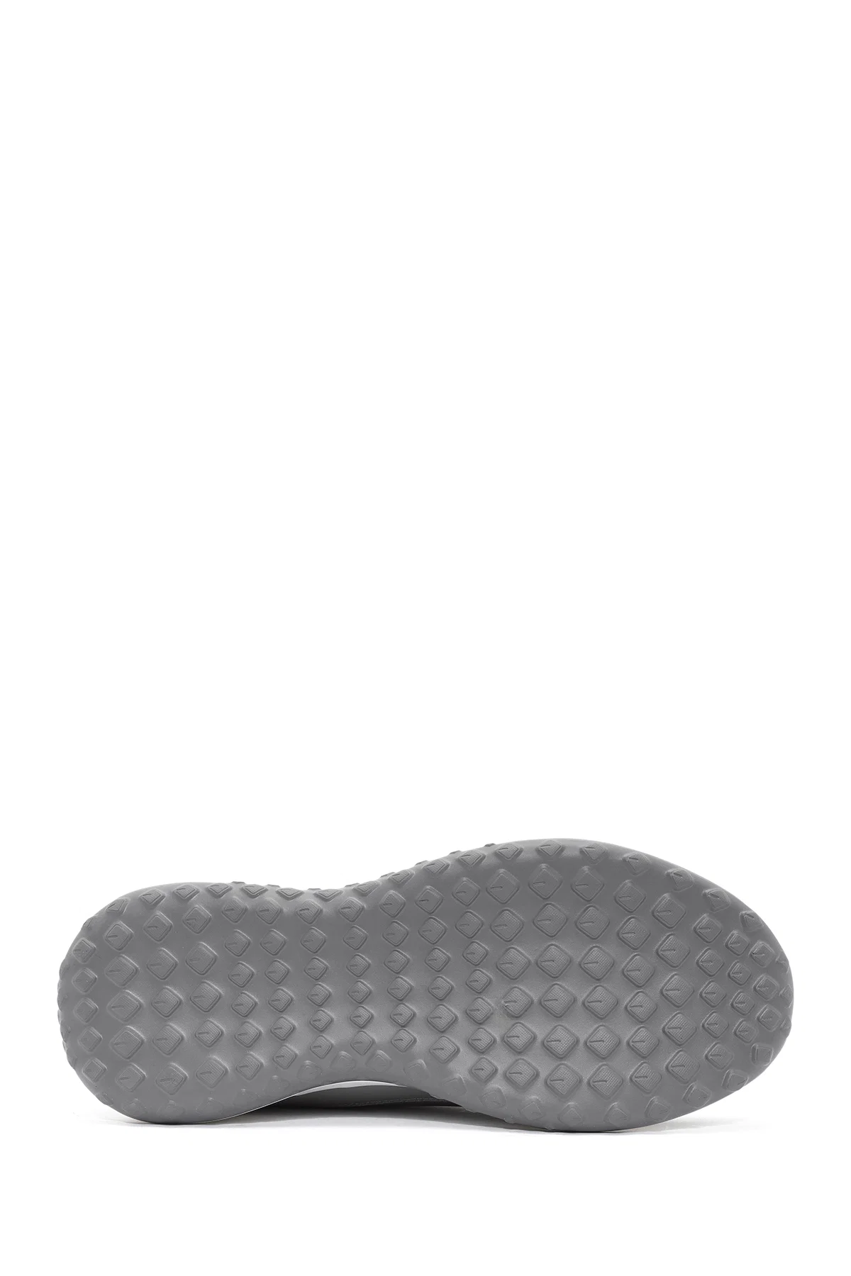 Erkek Gri Bağcıklı Kalın Tabanlı Sneaker - Image 4