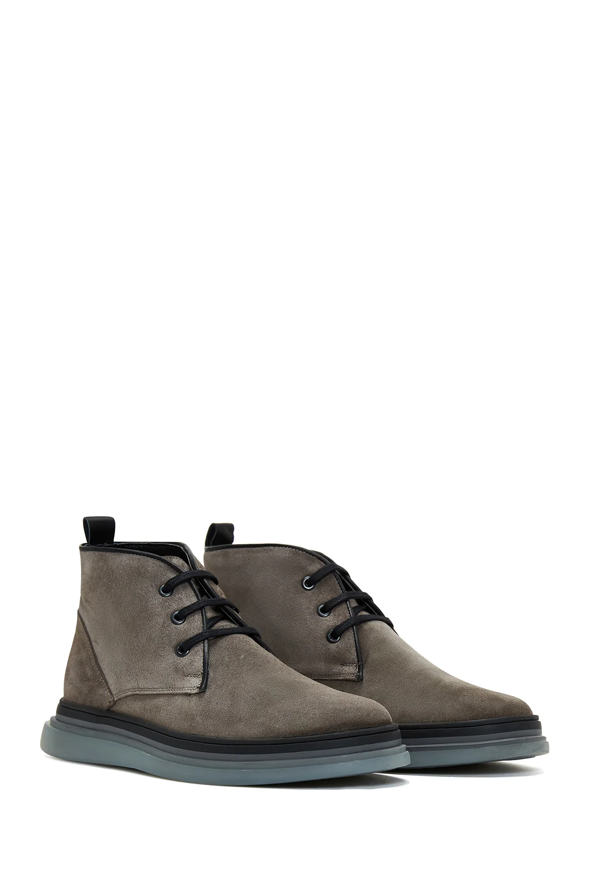Erkek Gri Deri Bot - Image 3