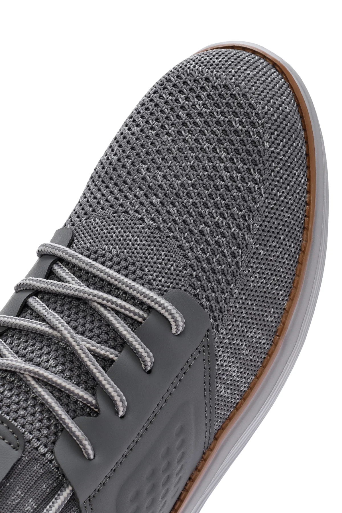 Erkek Gri Kumaş Sneaker - Image 10
