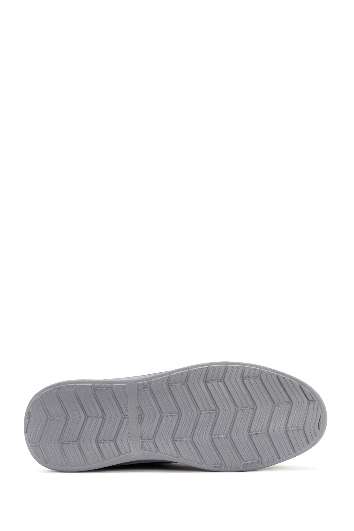 Erkek Gri Kumaş Sneaker - Image 4