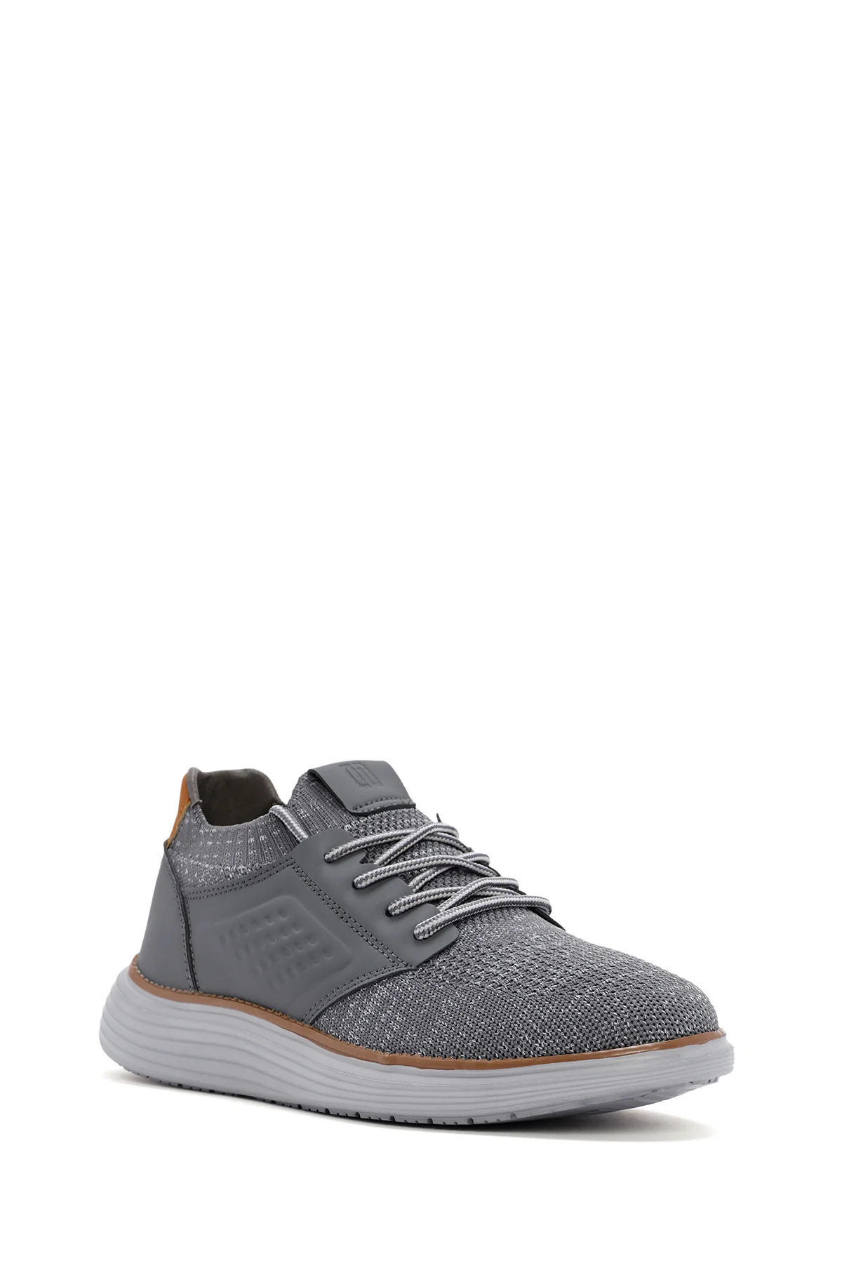Erkek Gri Kumaş Sneaker - Image 6