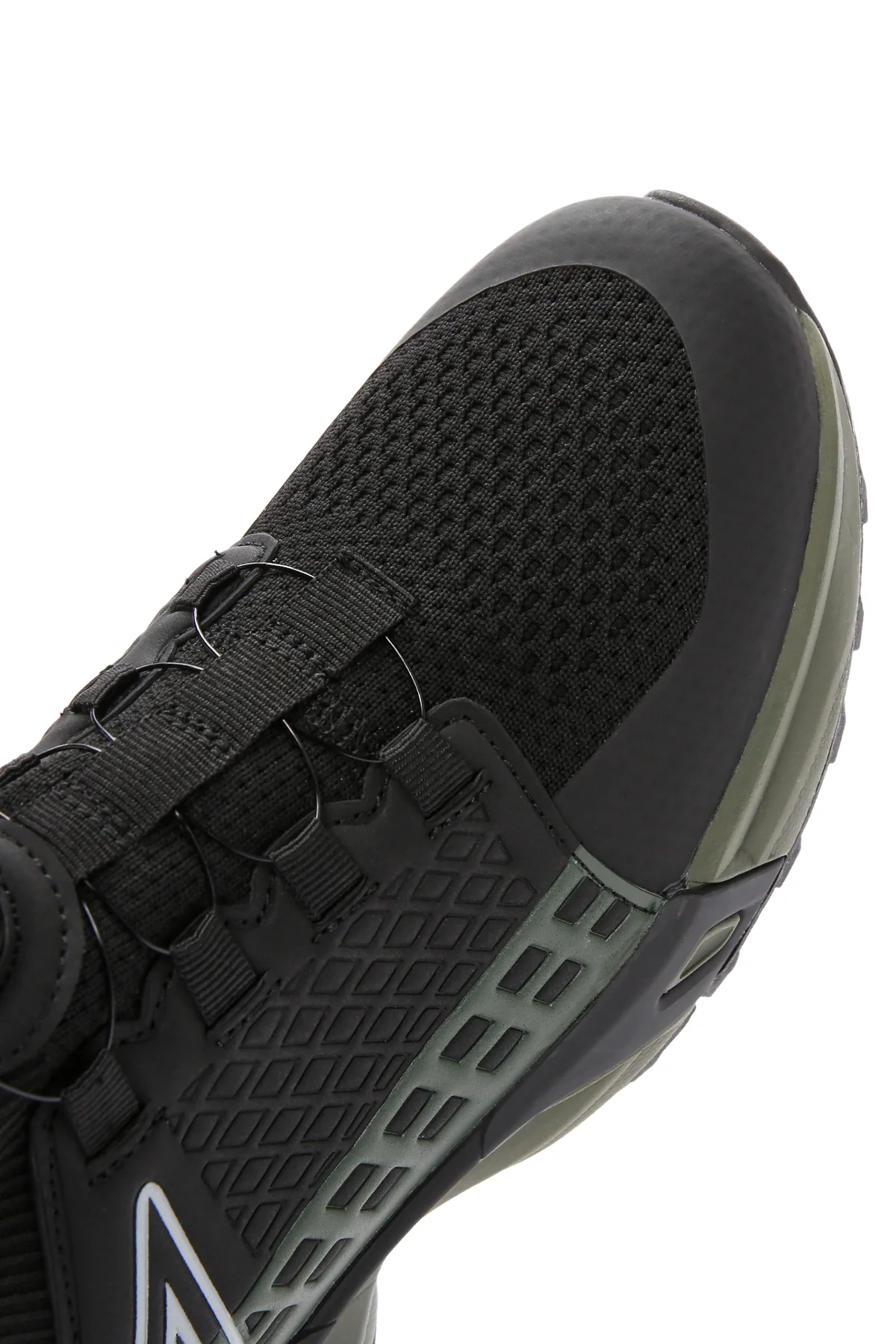 Erkek Haki Bağcık Mekanizmalı Kalın Tabanlı Deri Sneaker - Image 10