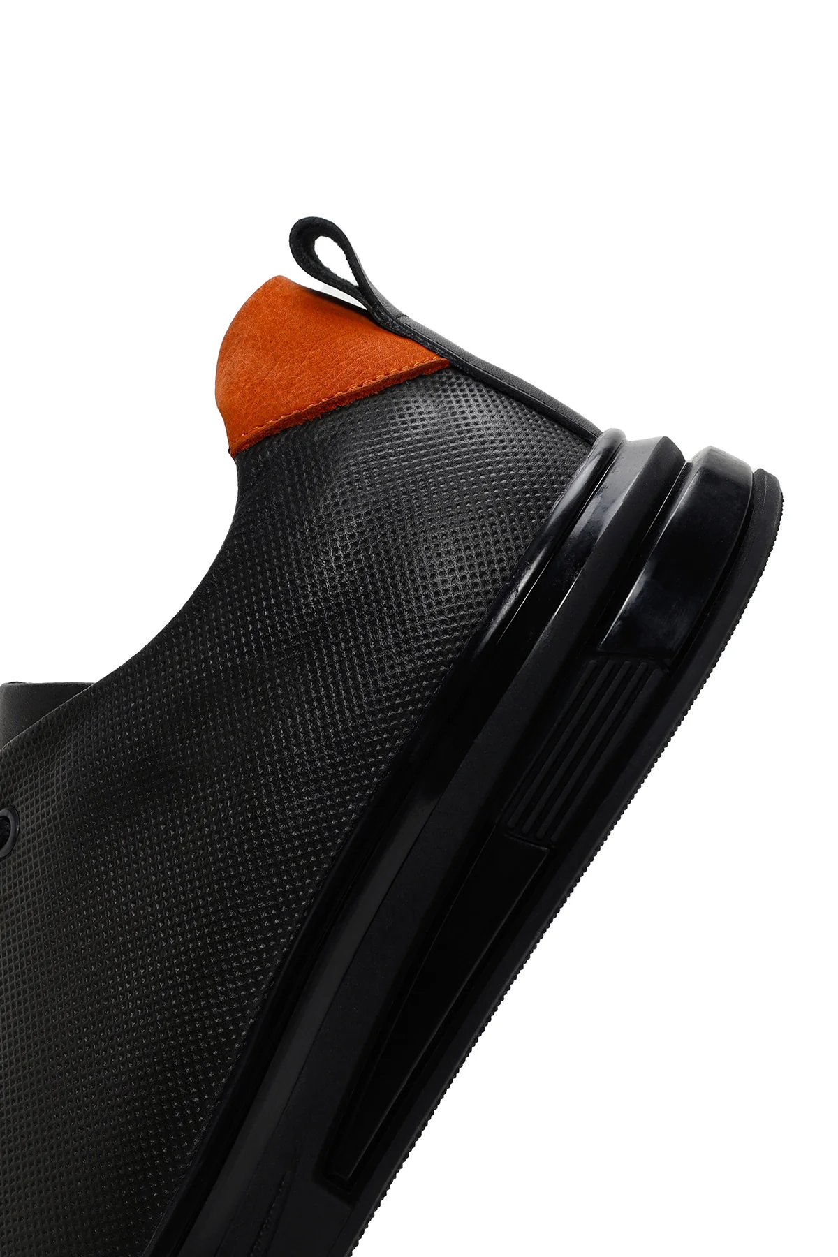 Erkek Haki Bağcıklı Deri Sneaker - Image 7