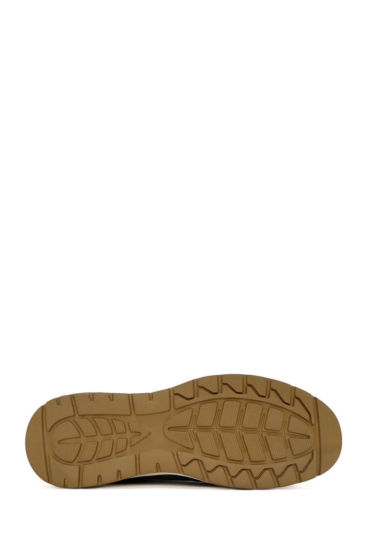 Erkek Haki Bağcıklı Nubuk Deri Sneaker - Image 4