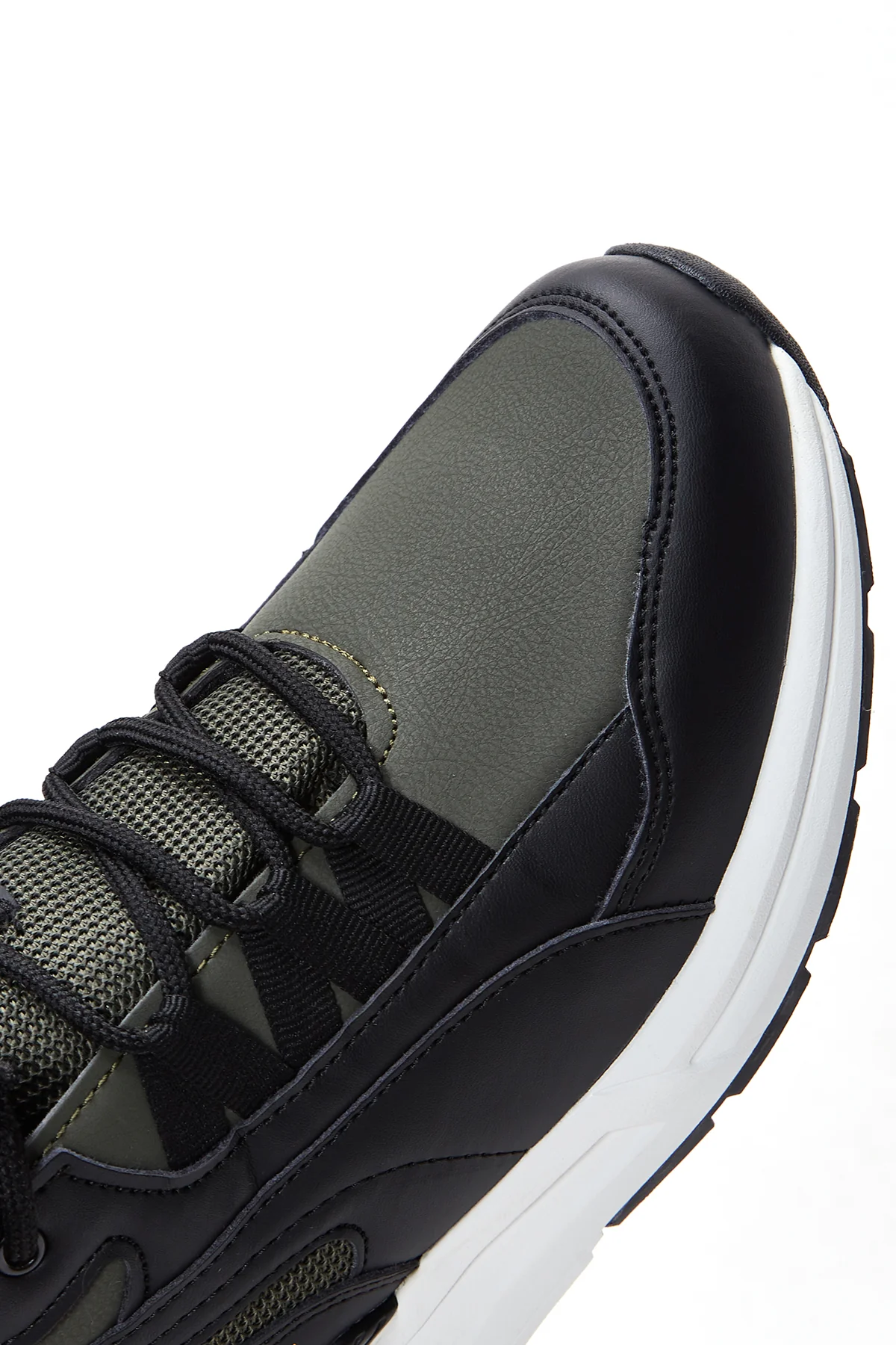 Erkek Haki Bilekli Sneaker - Image 7