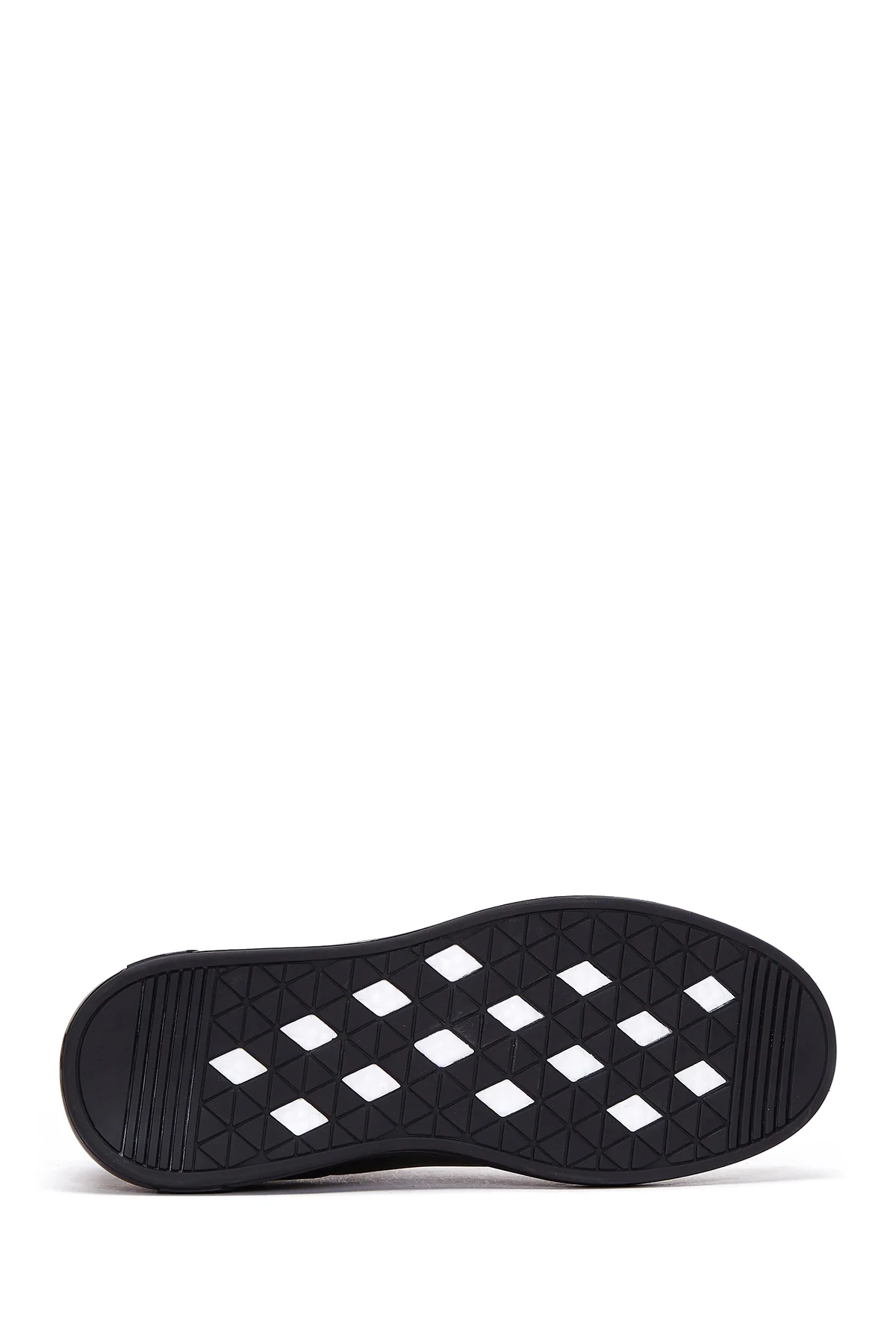 Erkek Haki Deri Casual Sneaker - Image 4