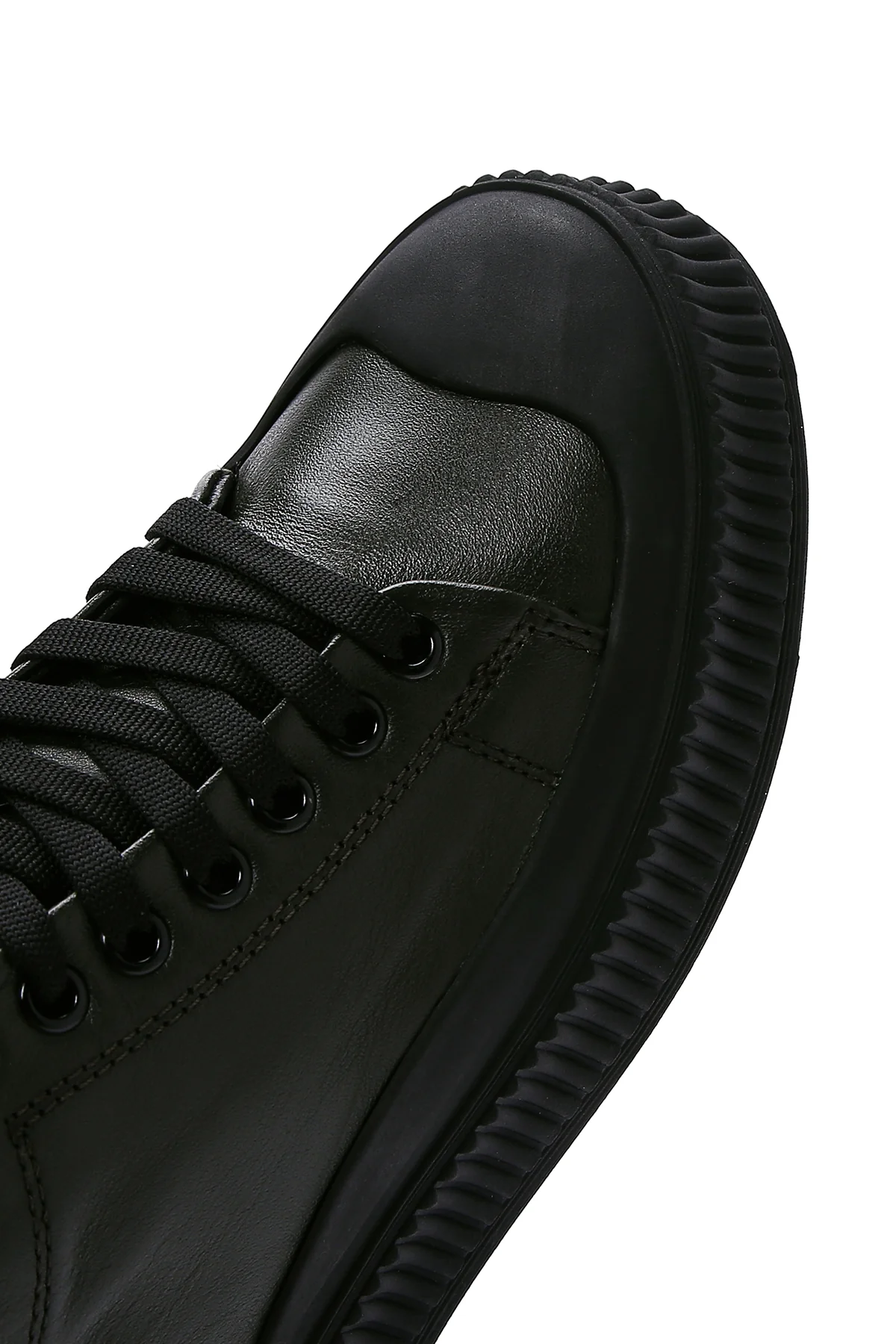 Erkek Haki Deri Sneaker - Image 8