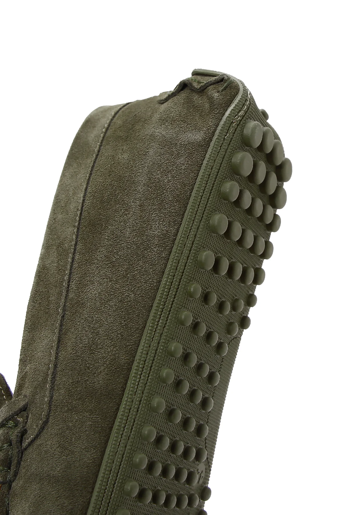 Erkek Haki Süet Deri Casual Loafer - Image 9