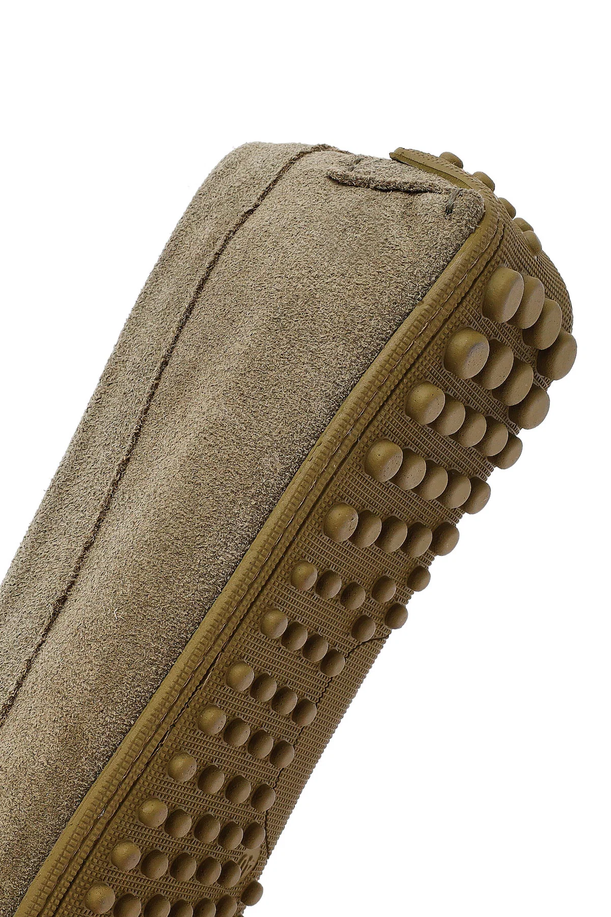 Erkek Haki Süet Deri Loafer - Image 8
