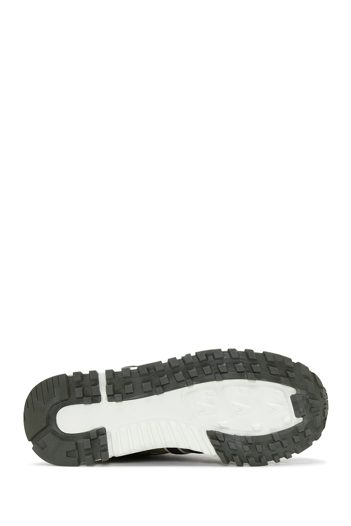 Erkek Haki Süet Deri Sneaker - Image 4