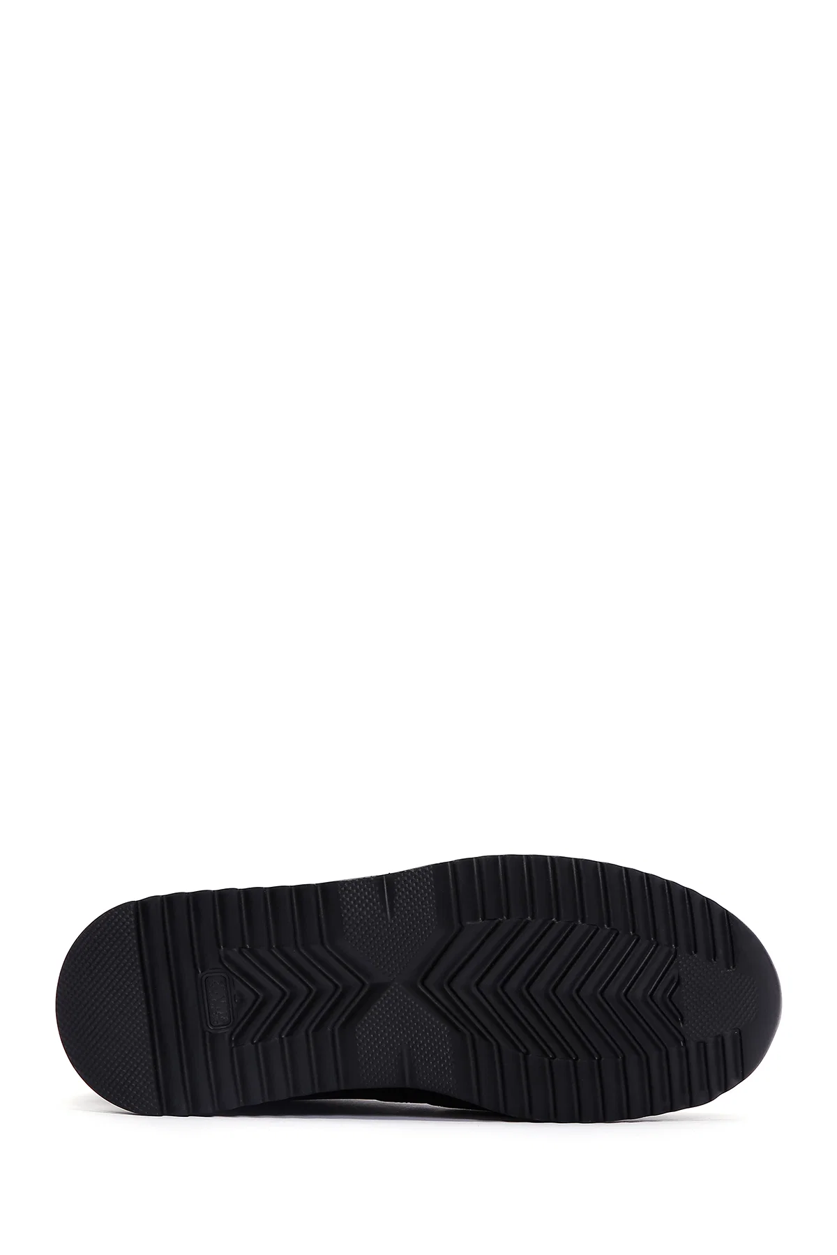 Erkek Kahverengi Bağcıklı Deri Casual Sneaker - Image 4