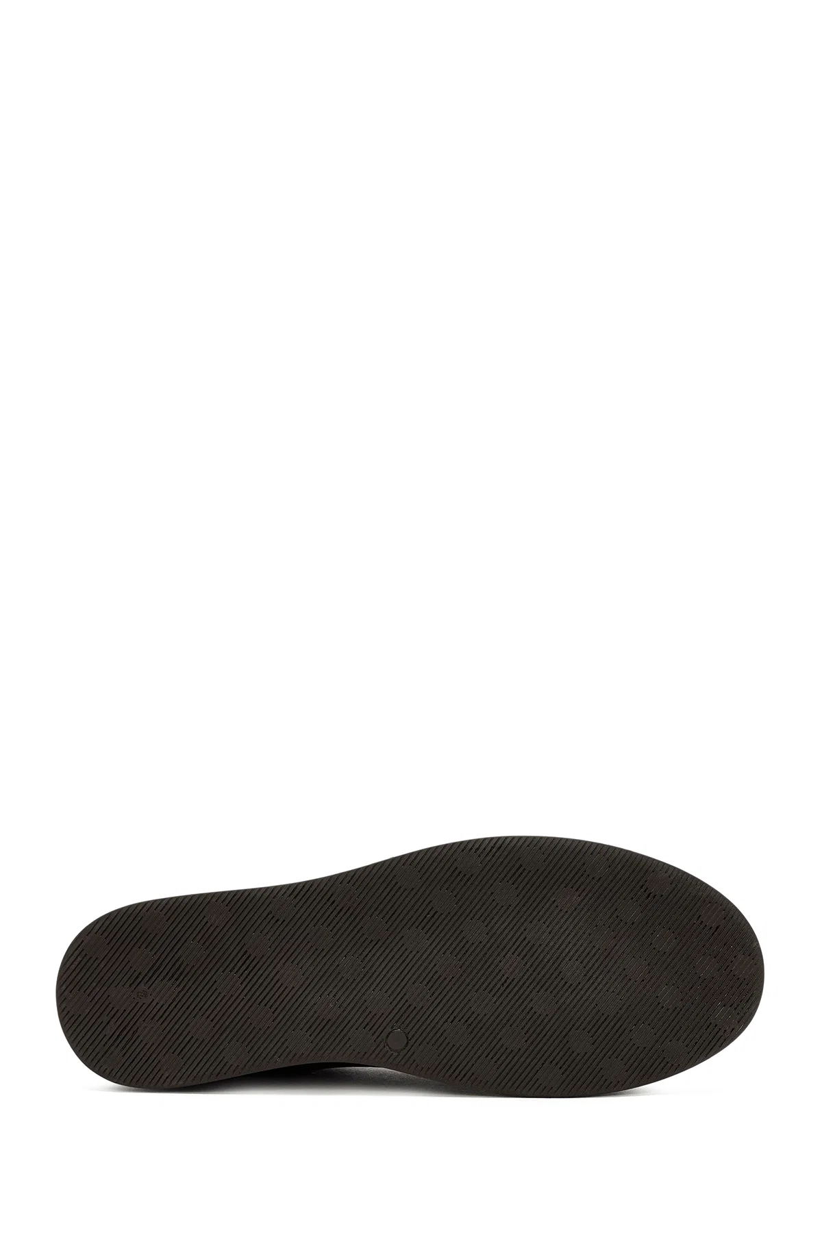 Erkek Kahverengi Bağcıklı Deri Casual Sneaker - Image 4