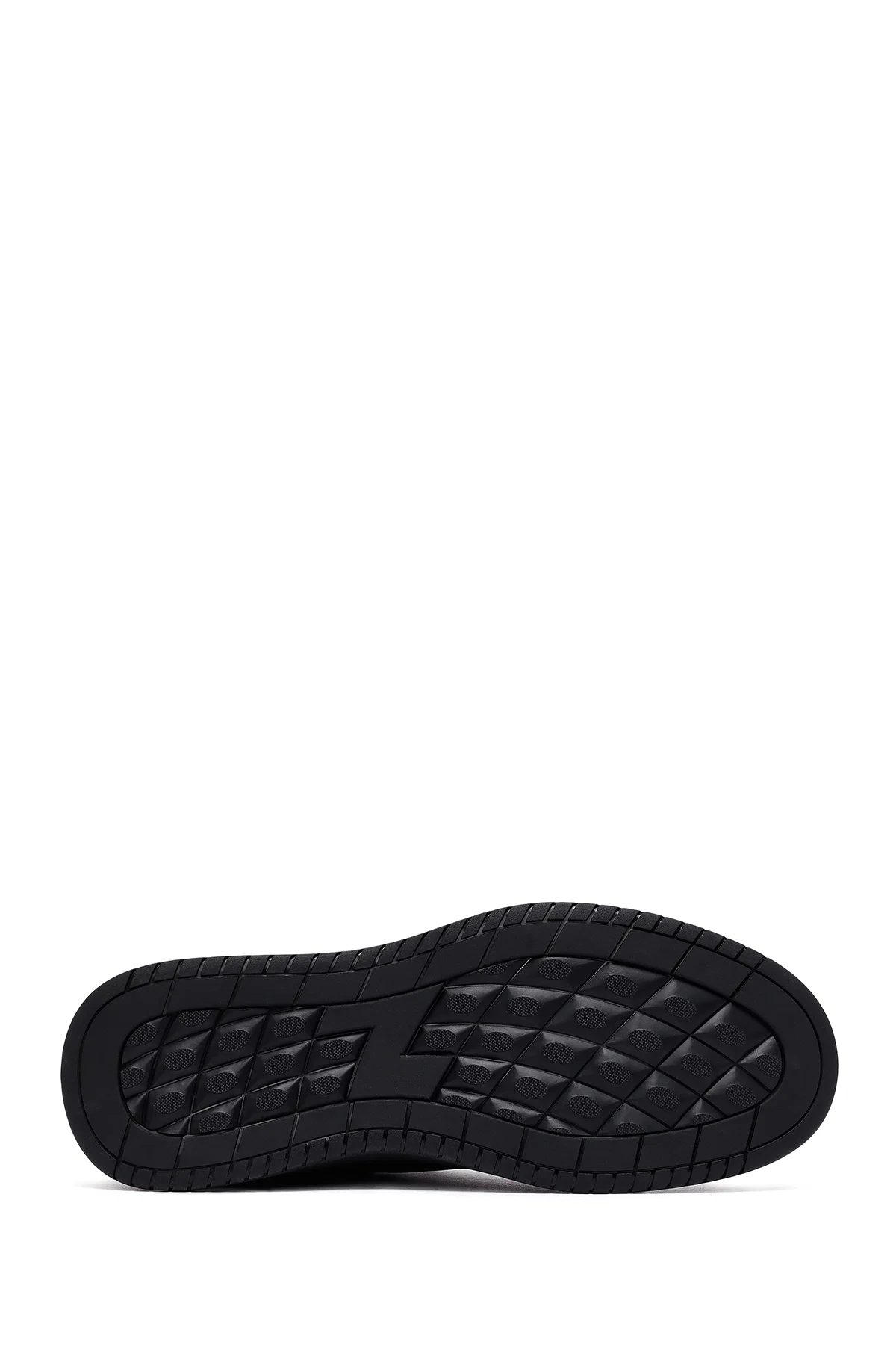Erkek Kahverengi Bağcıklı Deri Casual Sneaker - Image 4