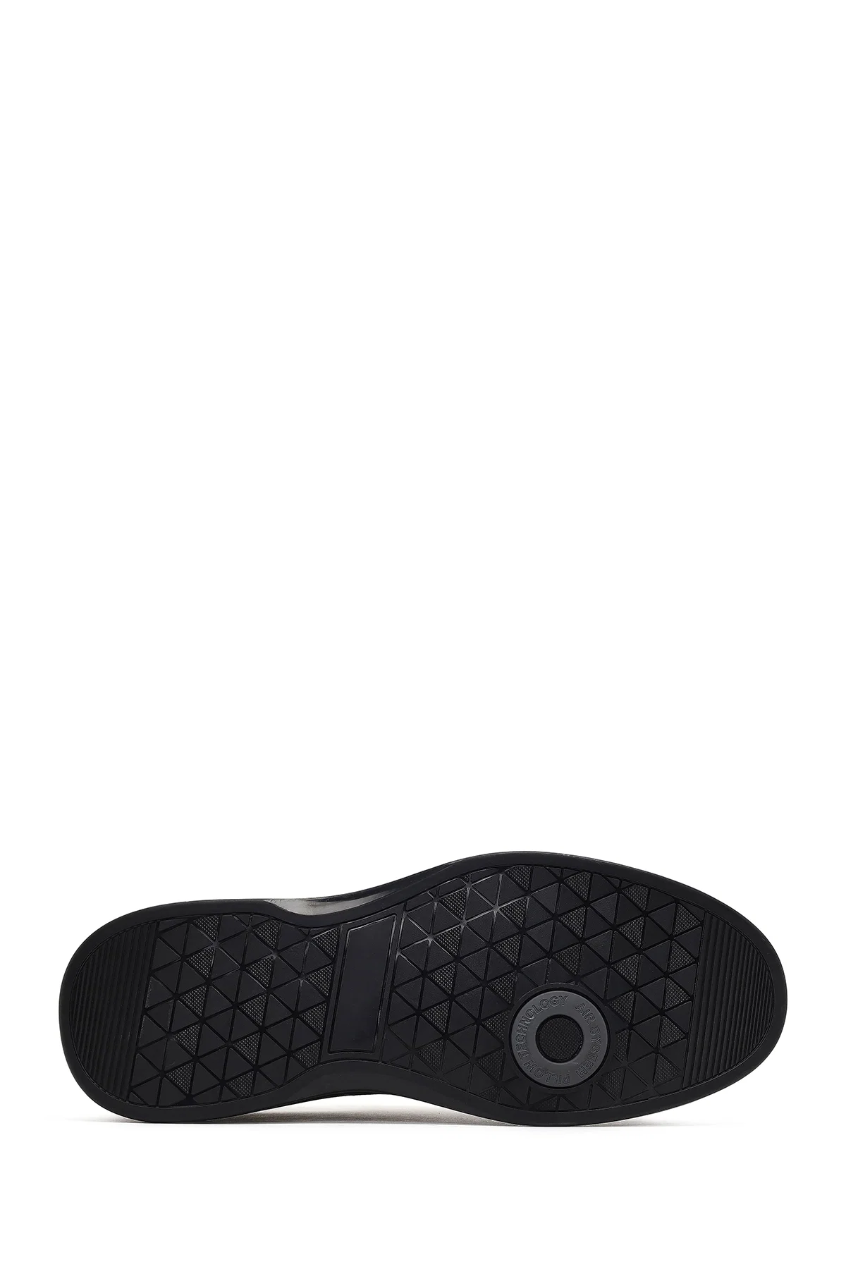 Erkek Kahverengi Bağcıklı Deri Casual Sneaker - Image 4