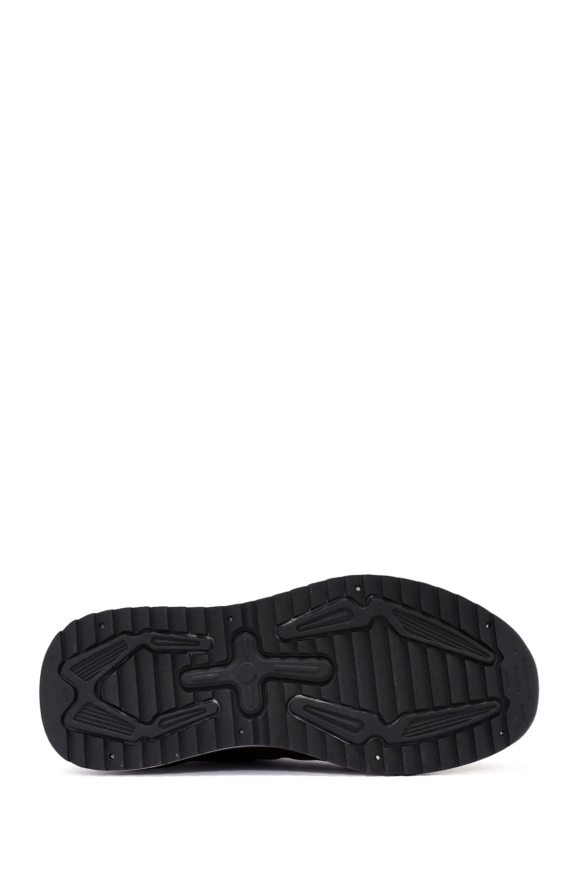 Erkek Kahverengi Bağcıklı Deri Sneaker - Image 4