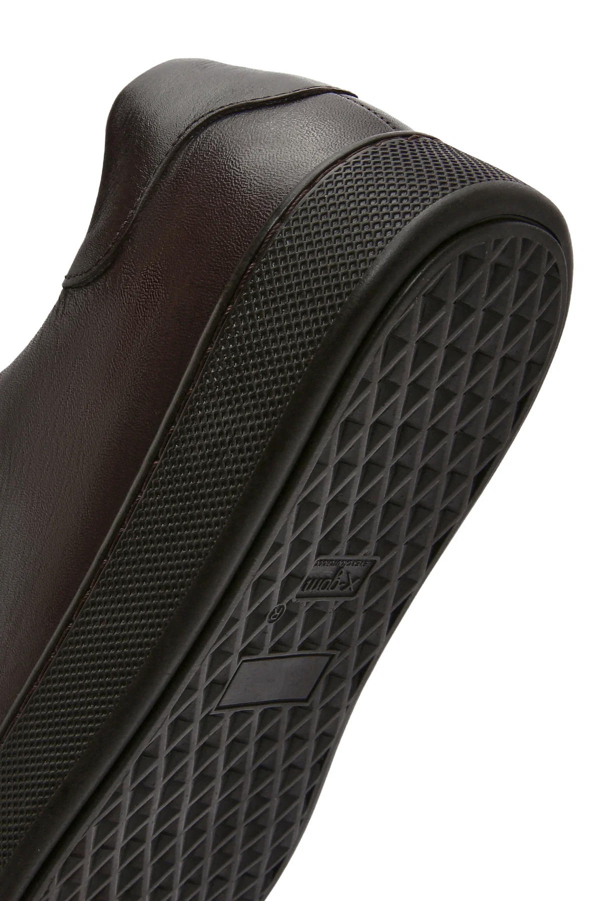 Erkek Kahverengi Bağcıklı Deri Sneaker - Image 8