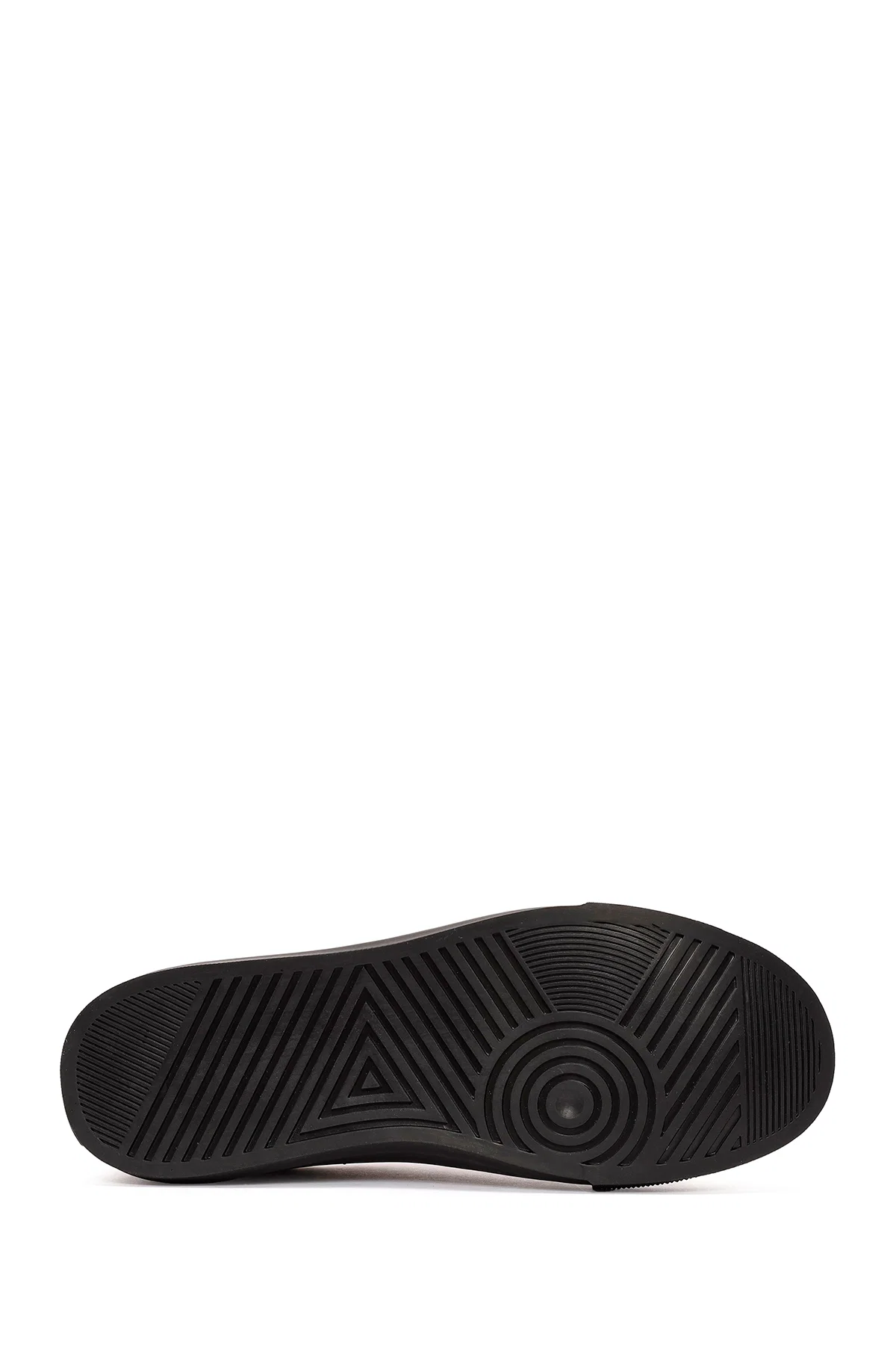 Erkek Kahverengi Bağcıklı Nubuk Deri Sneaker - Image 4