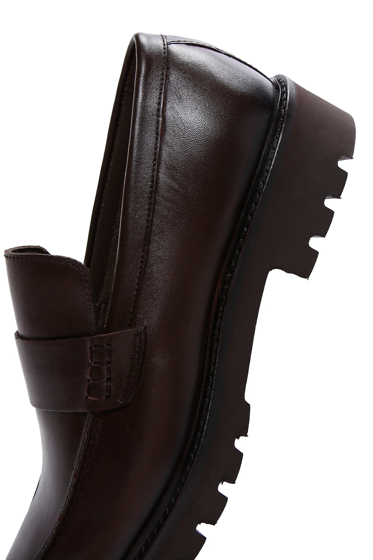 Erkek Kahverengi Deri Casual Loafer - Image 8