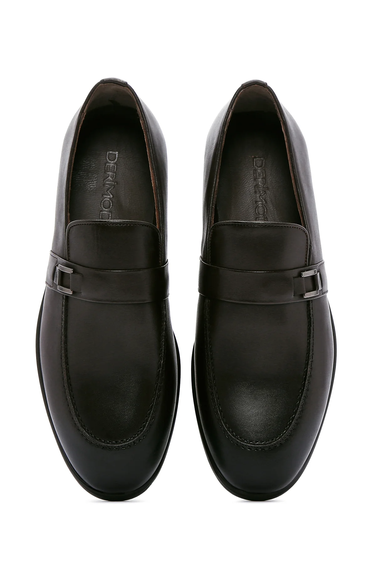 Erkek Kahverengi Deri Casual Loafer - Image 6