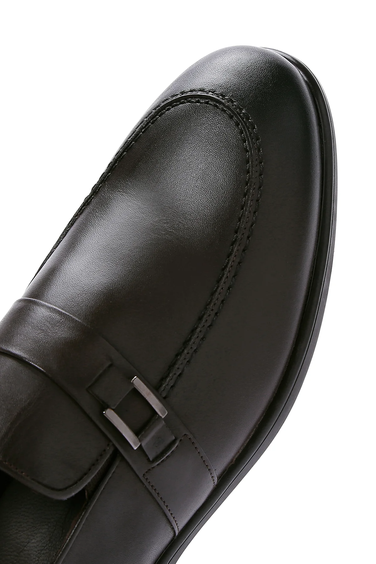 Erkek Kahverengi Deri Casual Loafer - Image 8