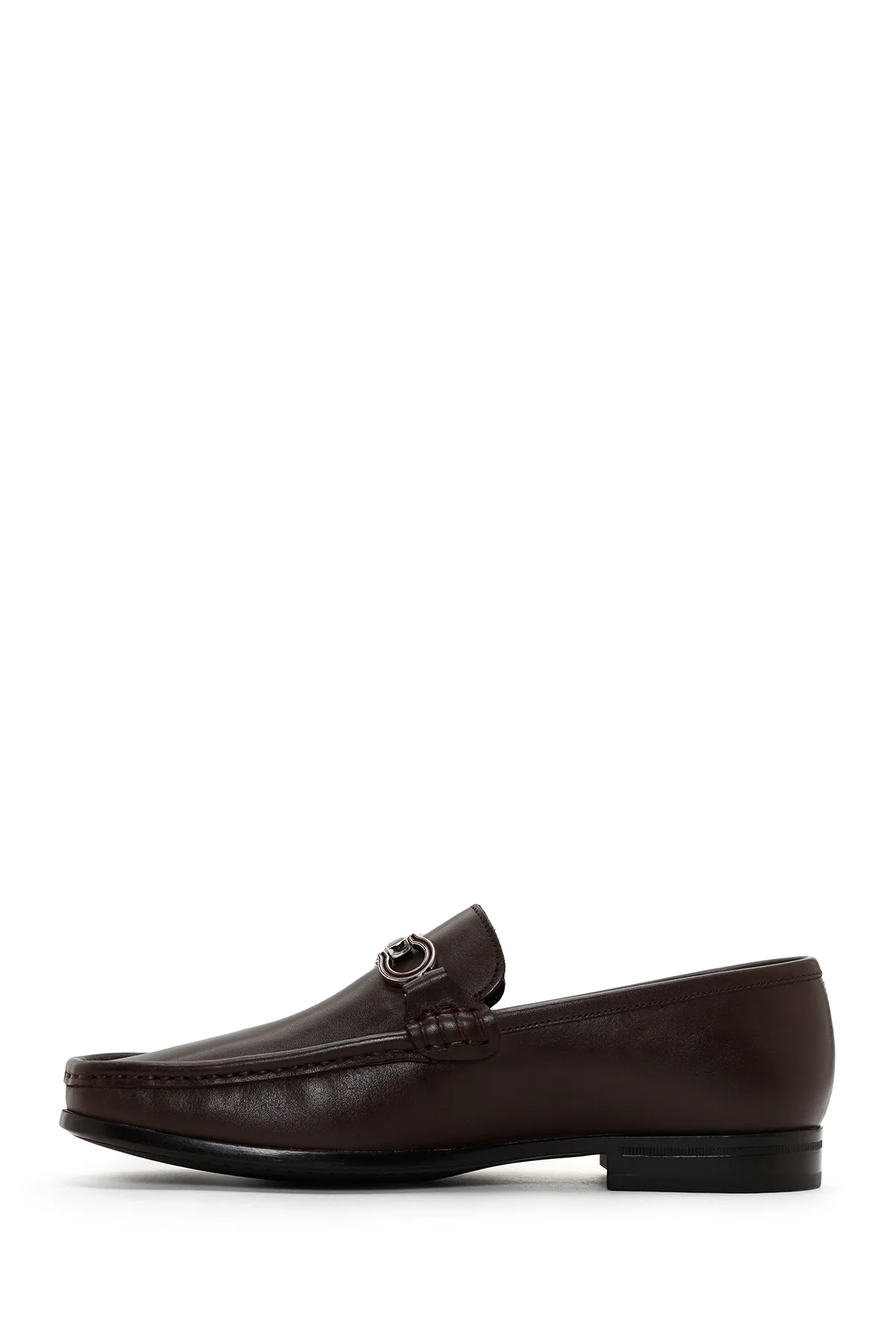 Erkek Kahverengi Deri Casual Loafer - Image 3