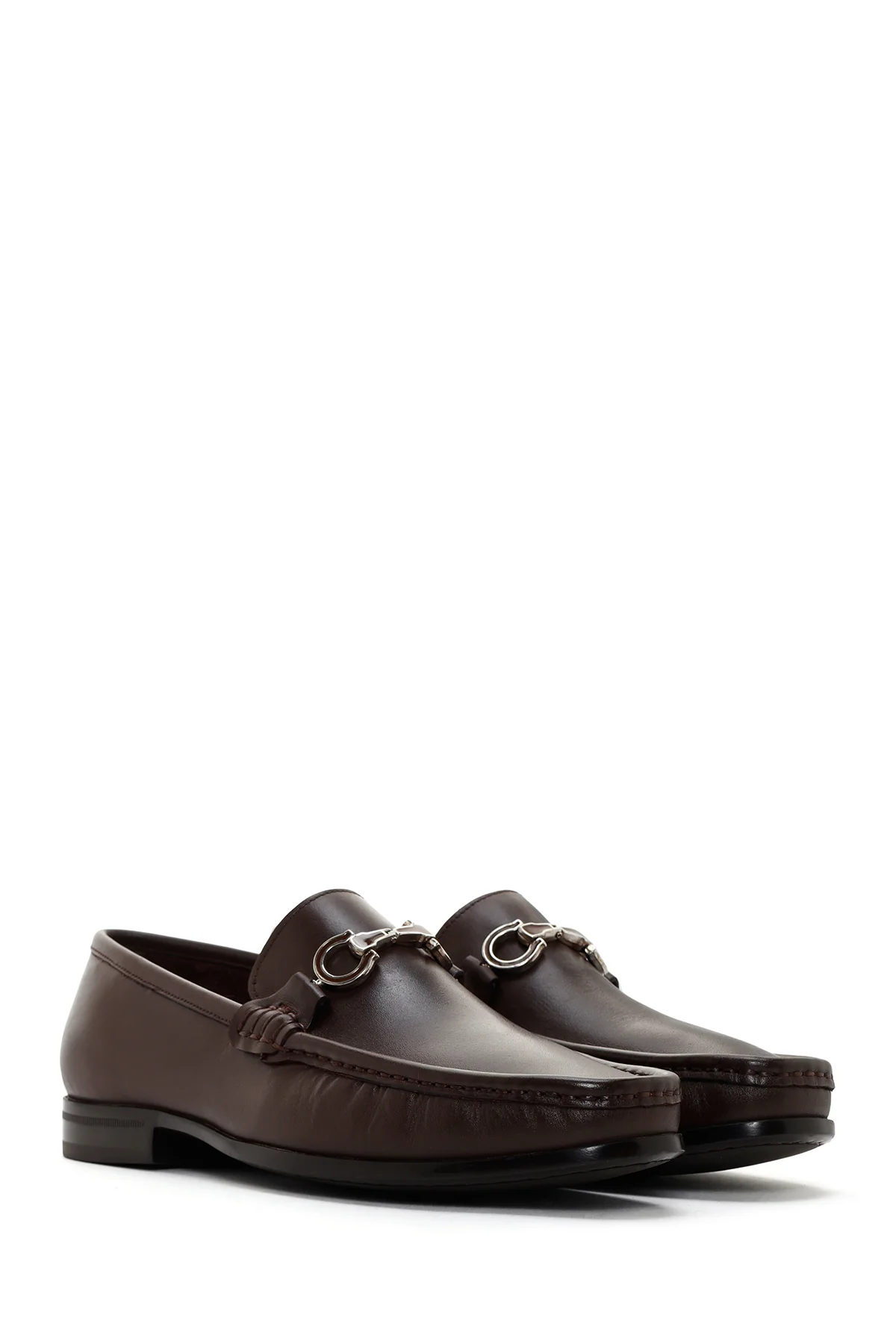Erkek Kahverengi Deri Casual Loafer - Image 4