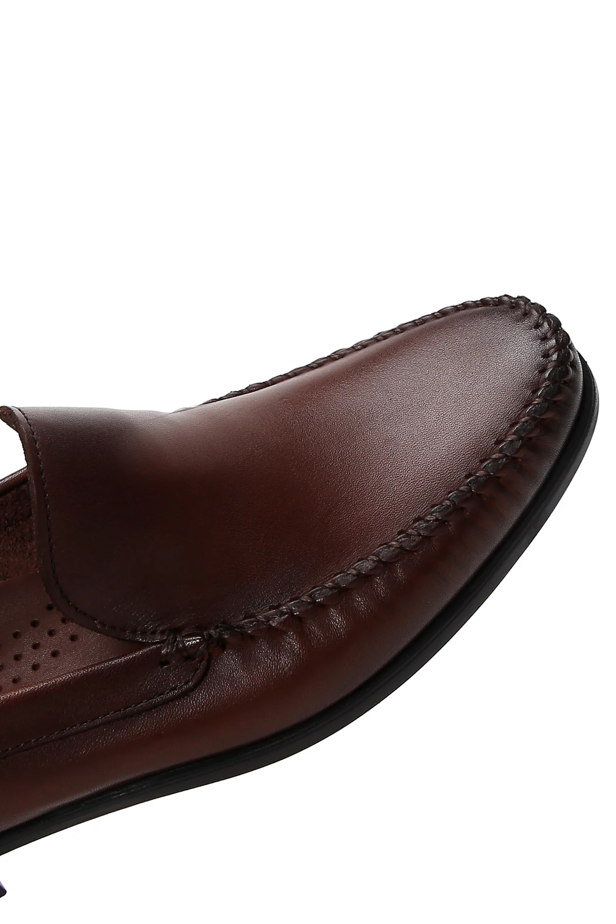 Erkek Kahverengi Deri Casual Loafer - Image 7