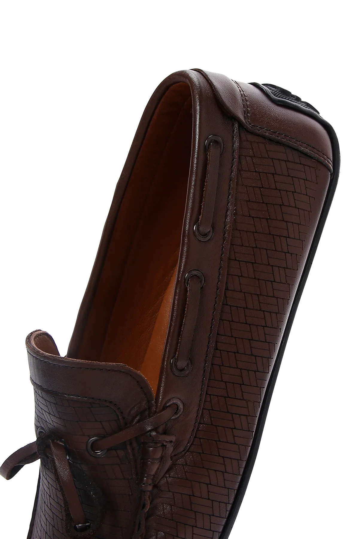 Erkek Kahverengi Deri Casual Loafer - Image 7