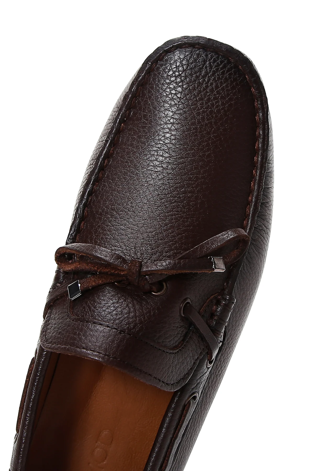 Erkek Kahverengi Deri Casual Loafer - Image 8