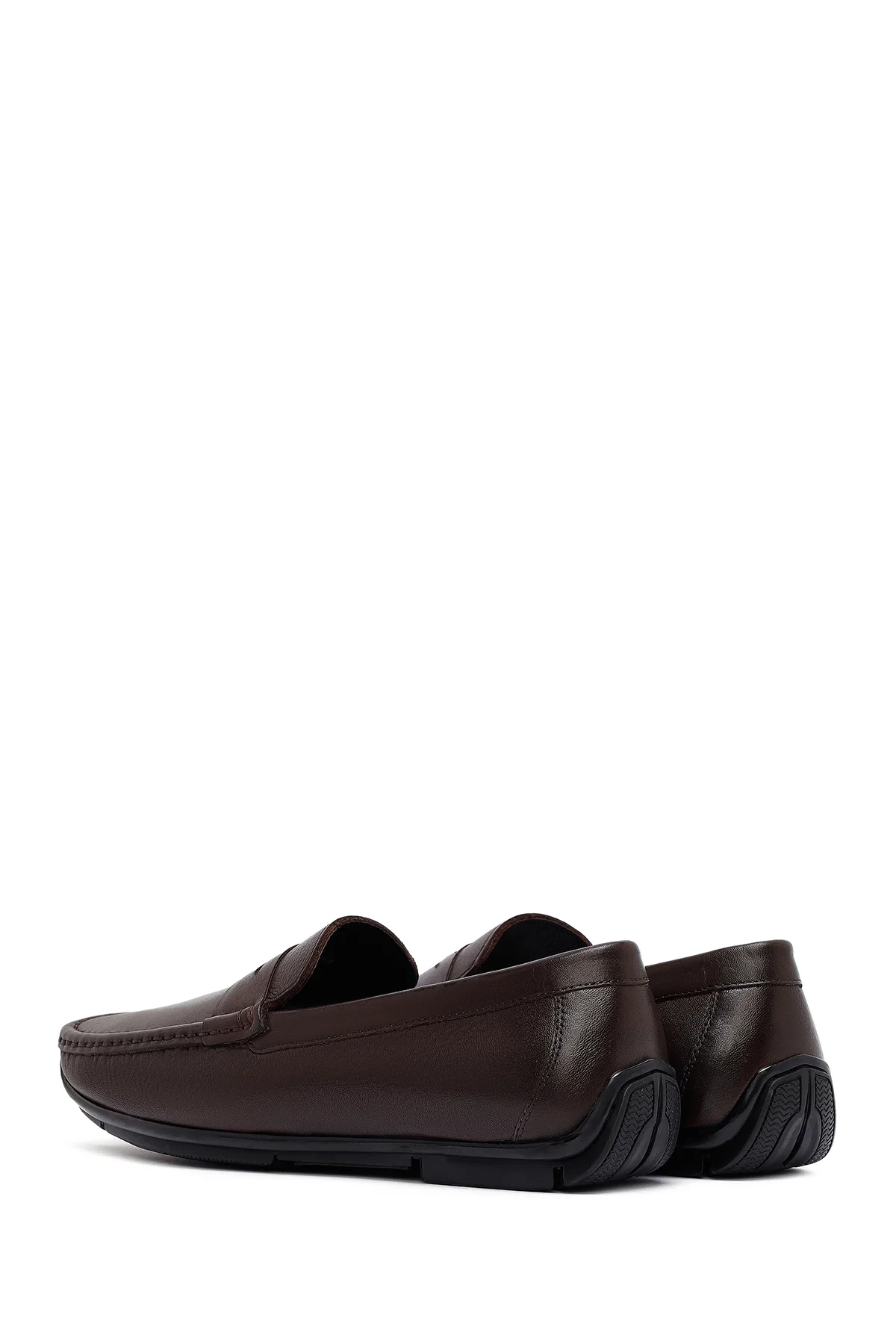 Erkek Kahverengi Deri Casual Loafer - Image 5