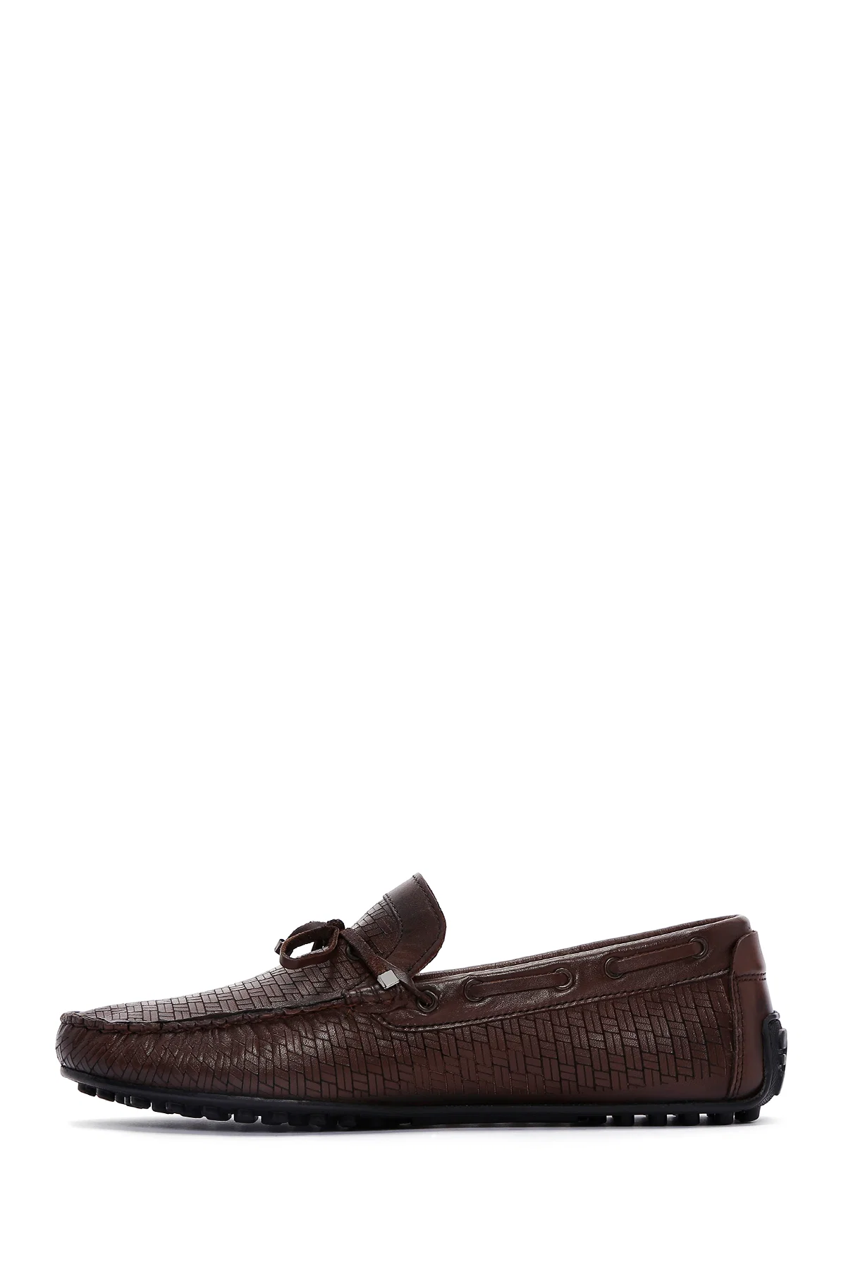 Erkek Kahverengi Deri Casual Loafer - Image 2
