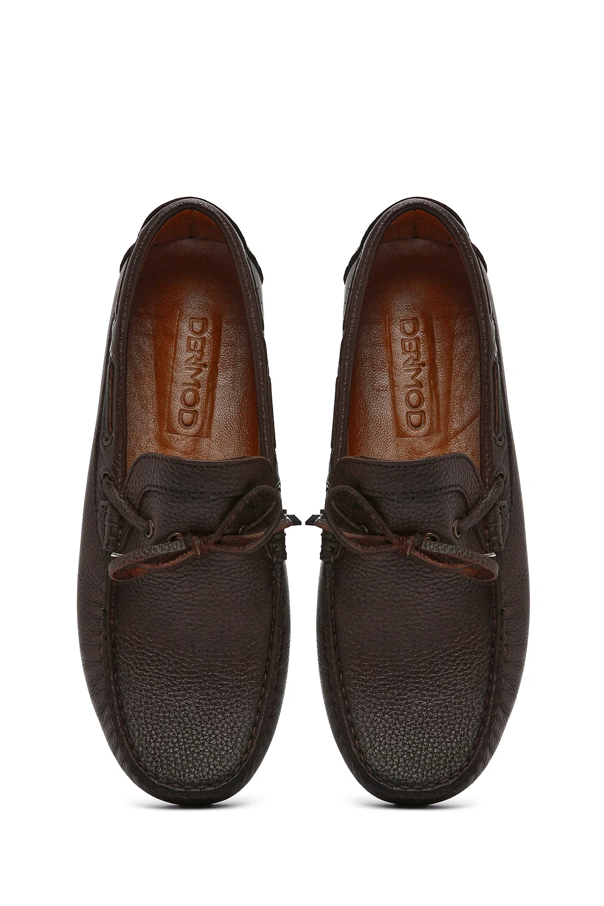 Erkek Kahverengi Deri Casual Loafer - Image 7
