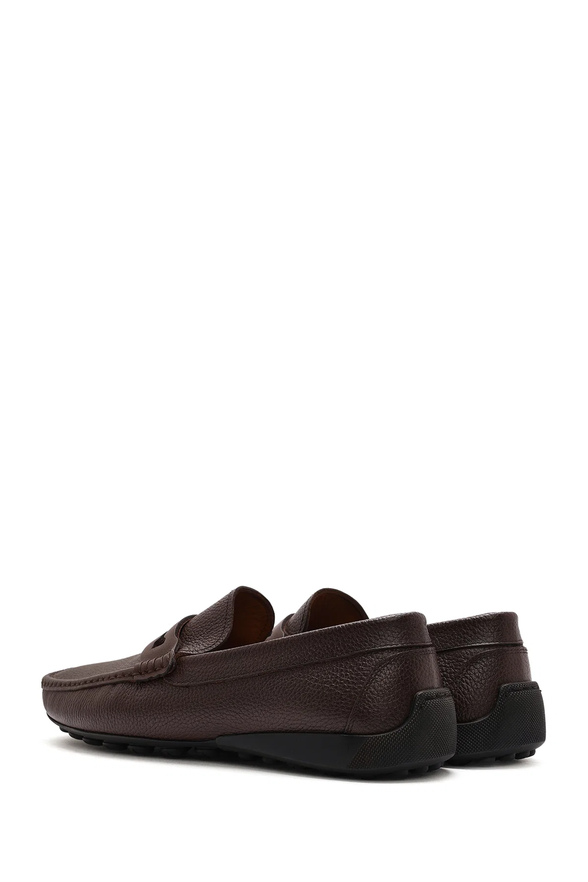 Erkek Kahverengi Deri Casual Loafer - Image 5