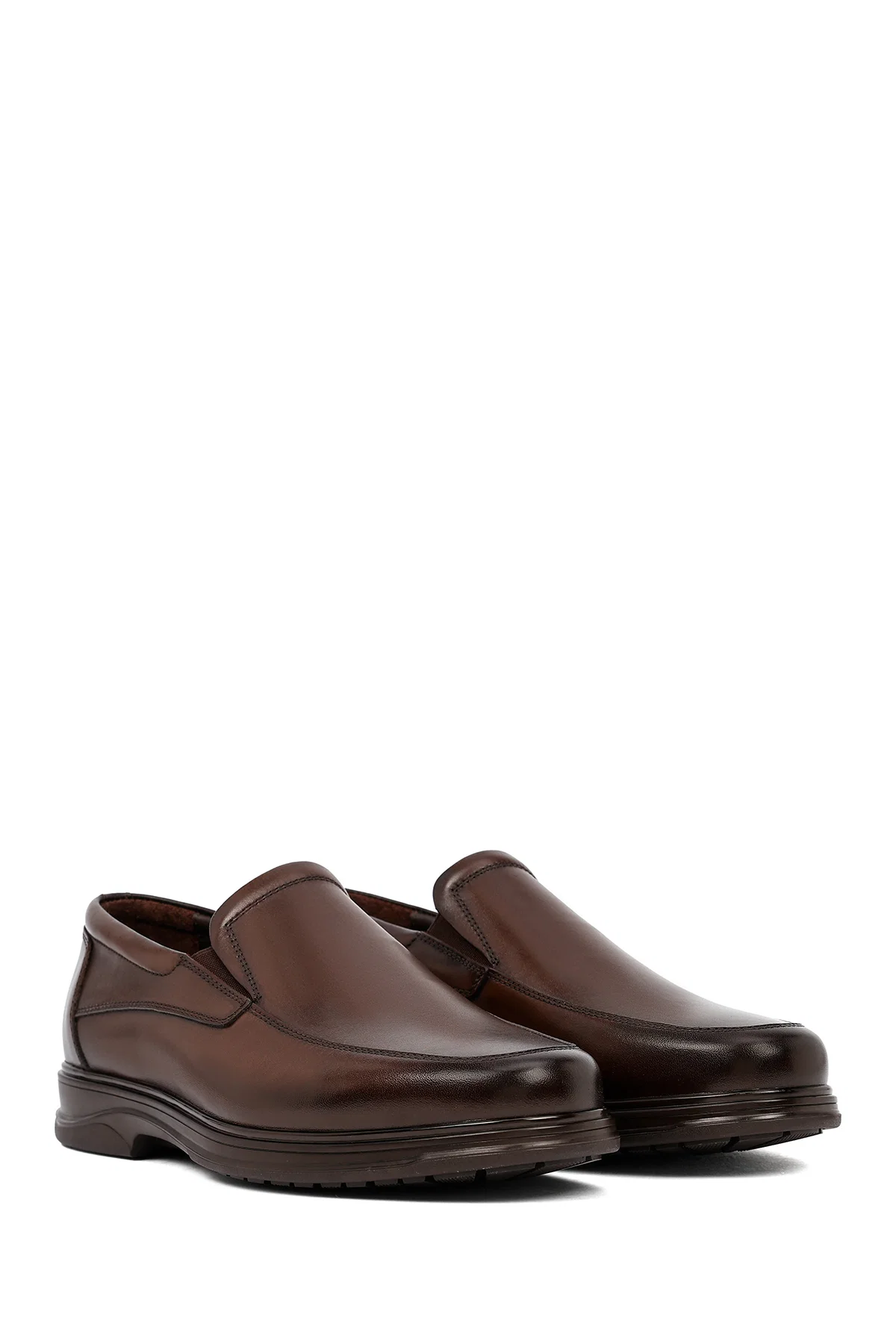 Erkek Kahverengi Deri Casual Loafer - Image 3